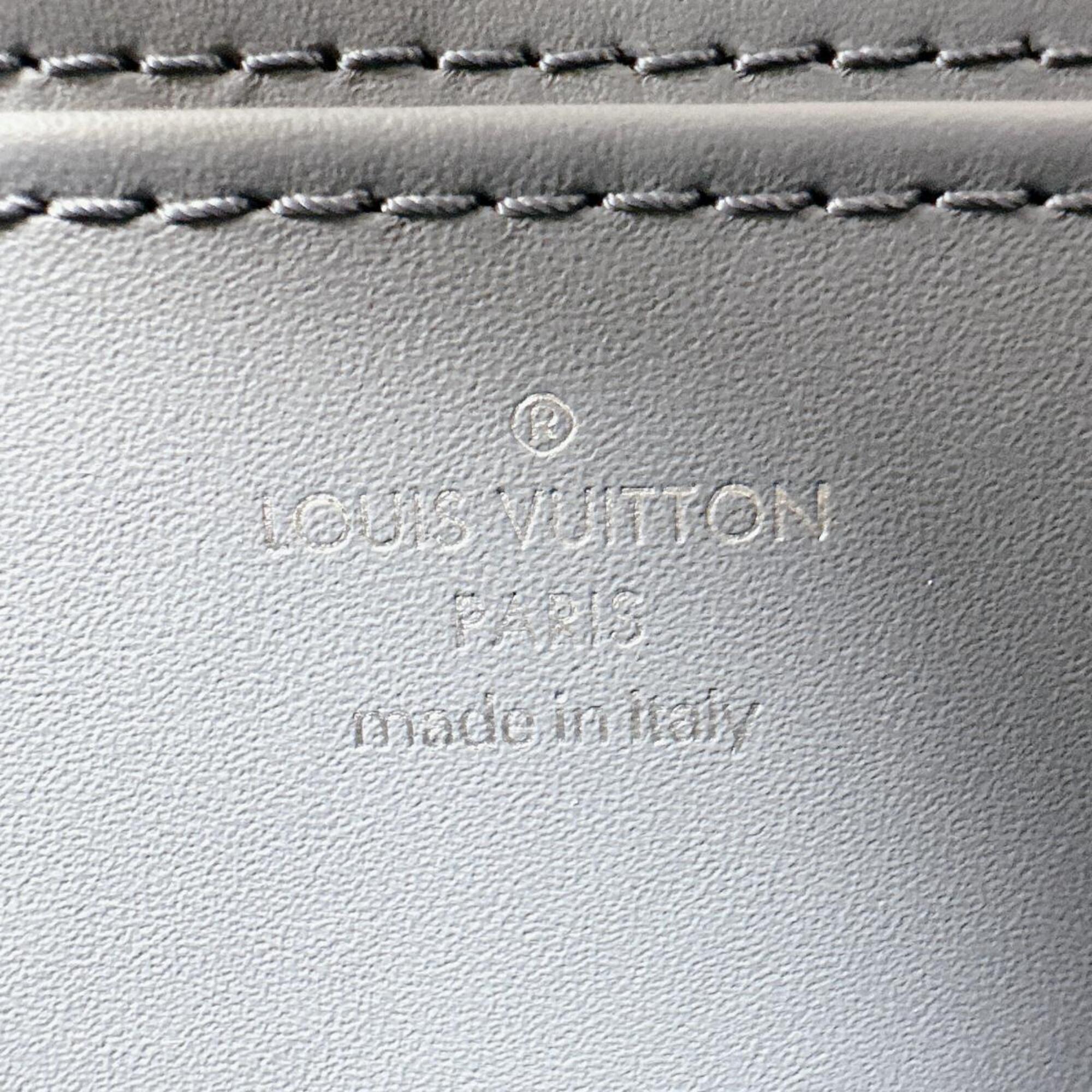Louis Vuitton Blue Leather Handbag (Pre-Owned)