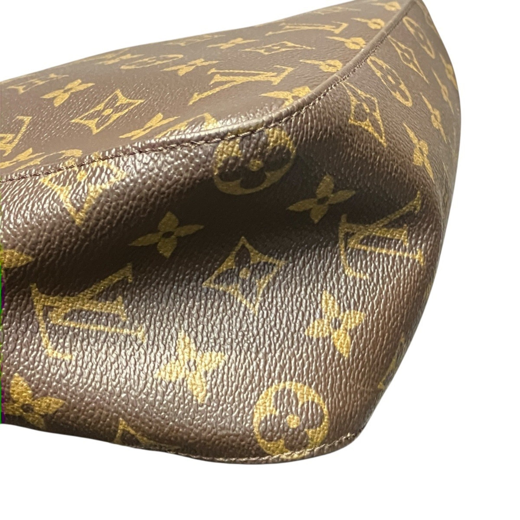 Louis Vuitton Brown Monogram Canvas Pvc Coated Canvas Leather Shoulder Bag (Pre-Owned)