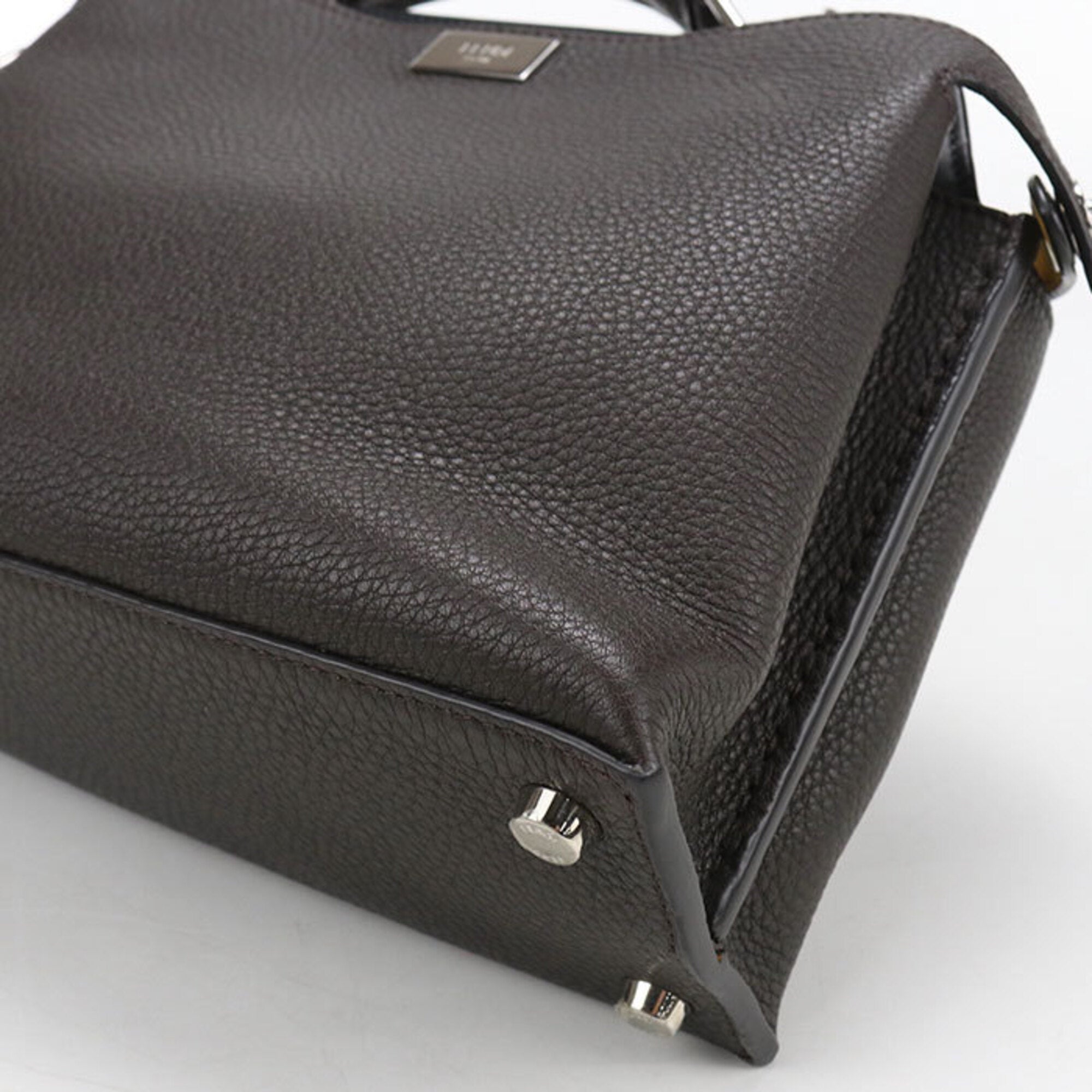 Fendi Brown Leather Handbag (Pre-Owned)