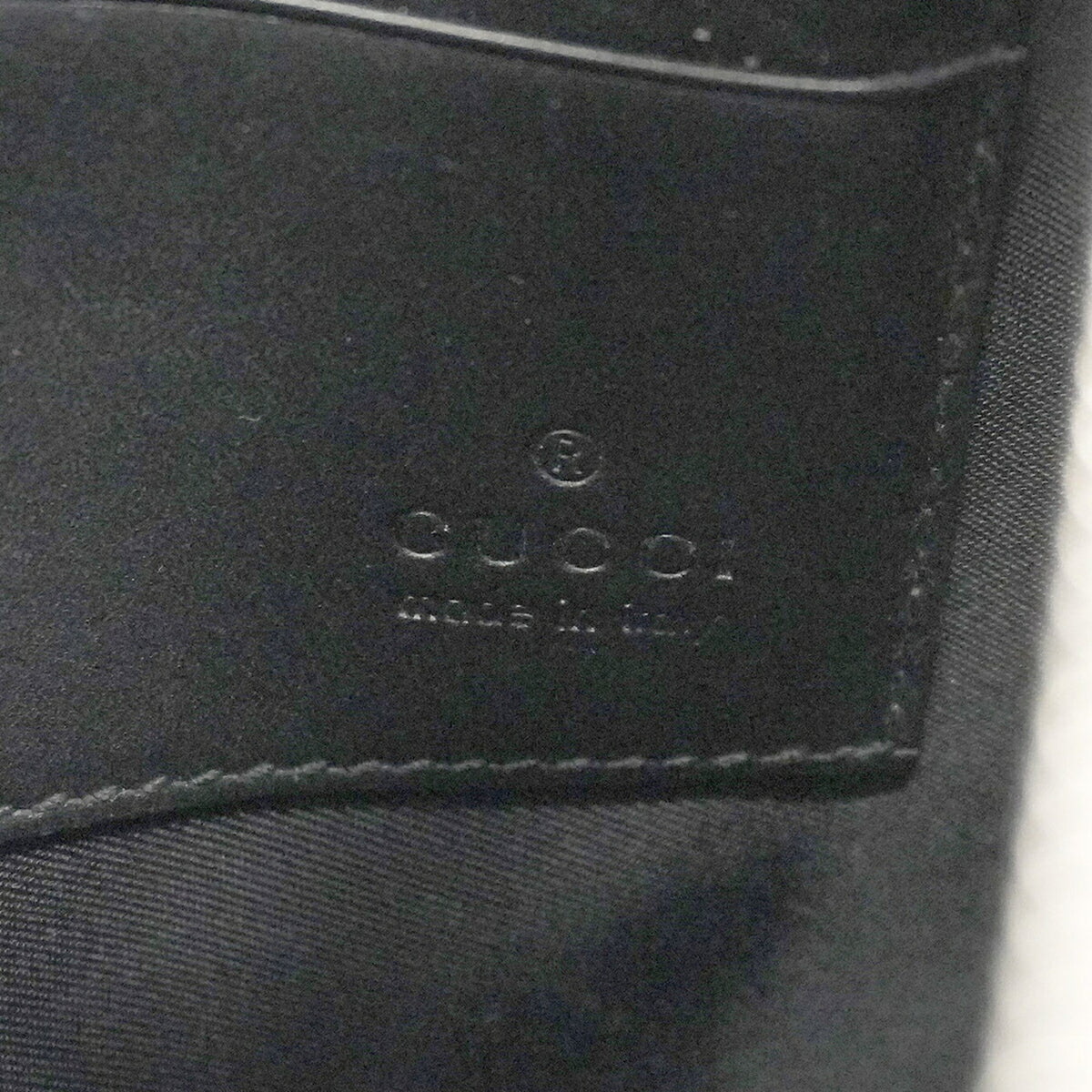 Gucci Black Brown Pvc Clutch Bag (Pre-Owned)