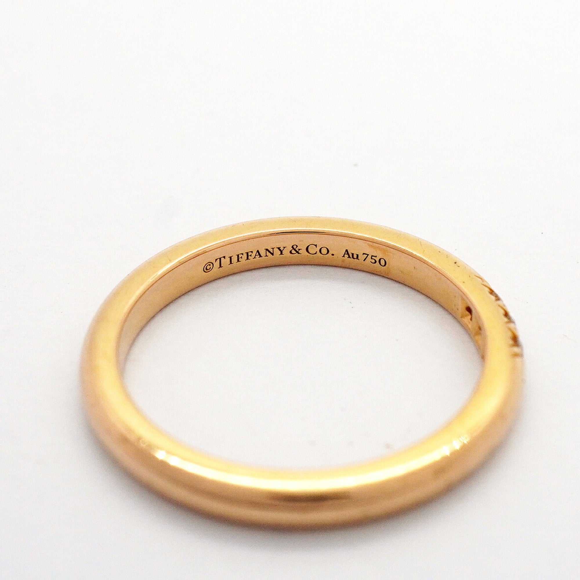 Tiffany Pink Gold (18K) Band Ring (Pre-Owned)
