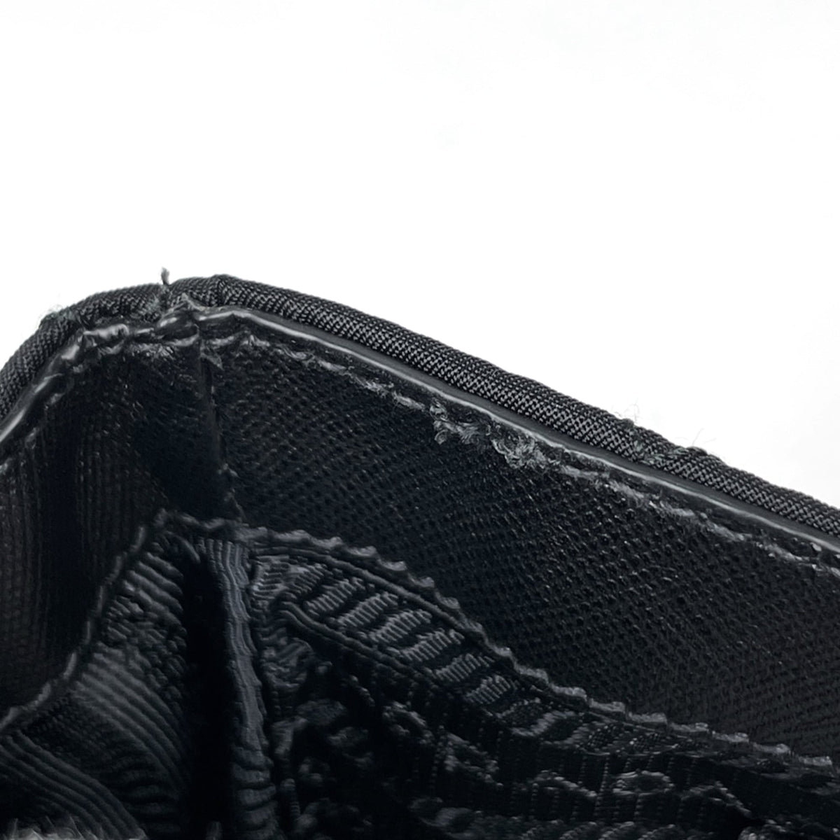 Prada Black Nero Quilting Nylon Shoulder Bag (Pre-Owned)