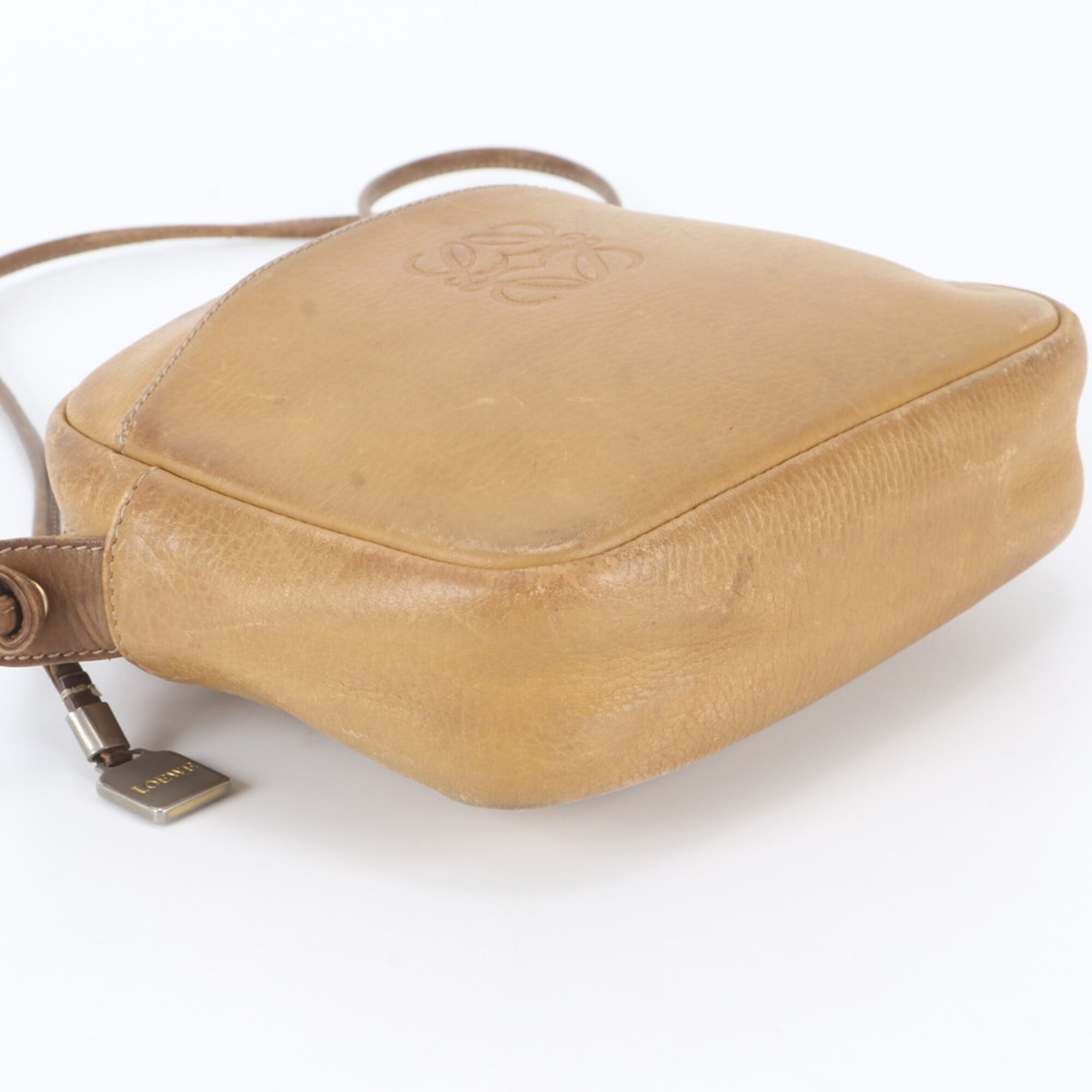 Loewe Brown Leather Crossbody Bag Shoulder Bag (Pre-Owned)