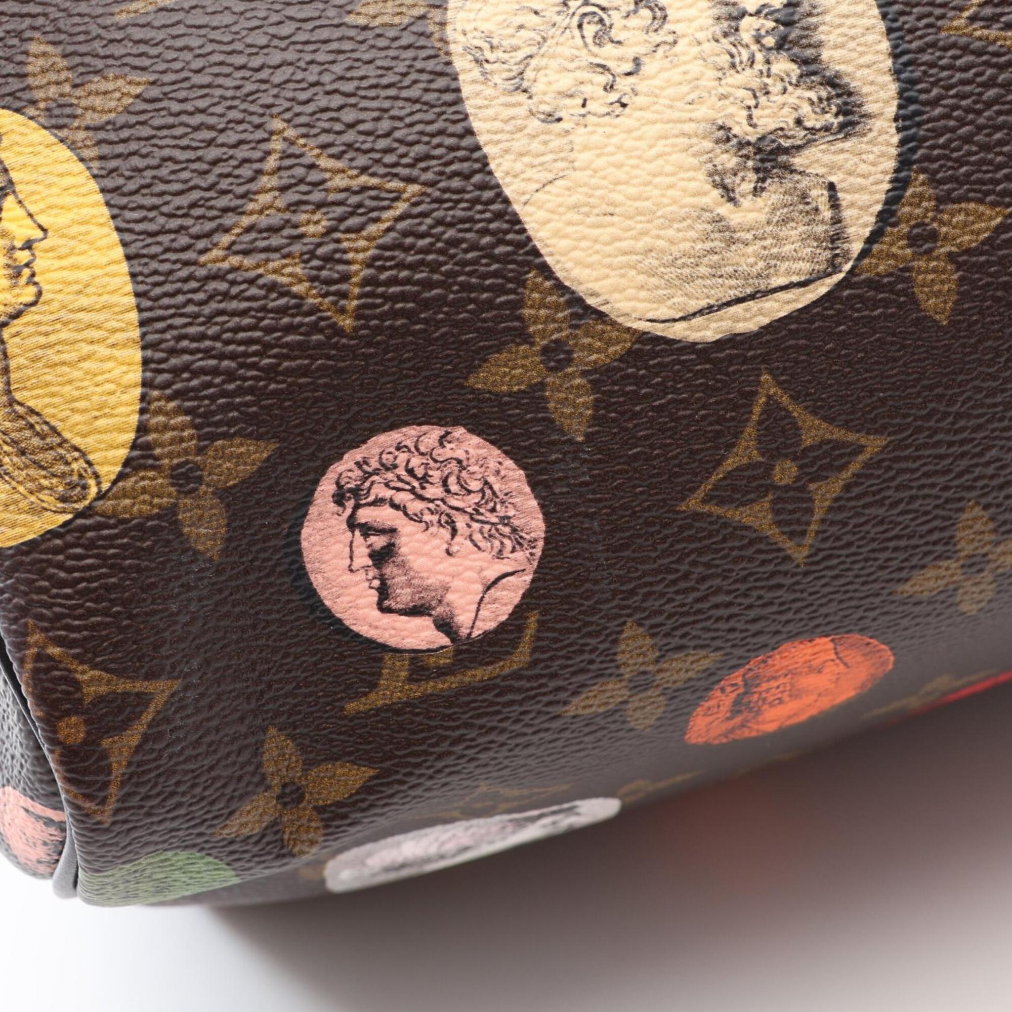 Louis Vuitton Brown Multi-Color Coated Canvas Leather Handbag (Pre-Owned)