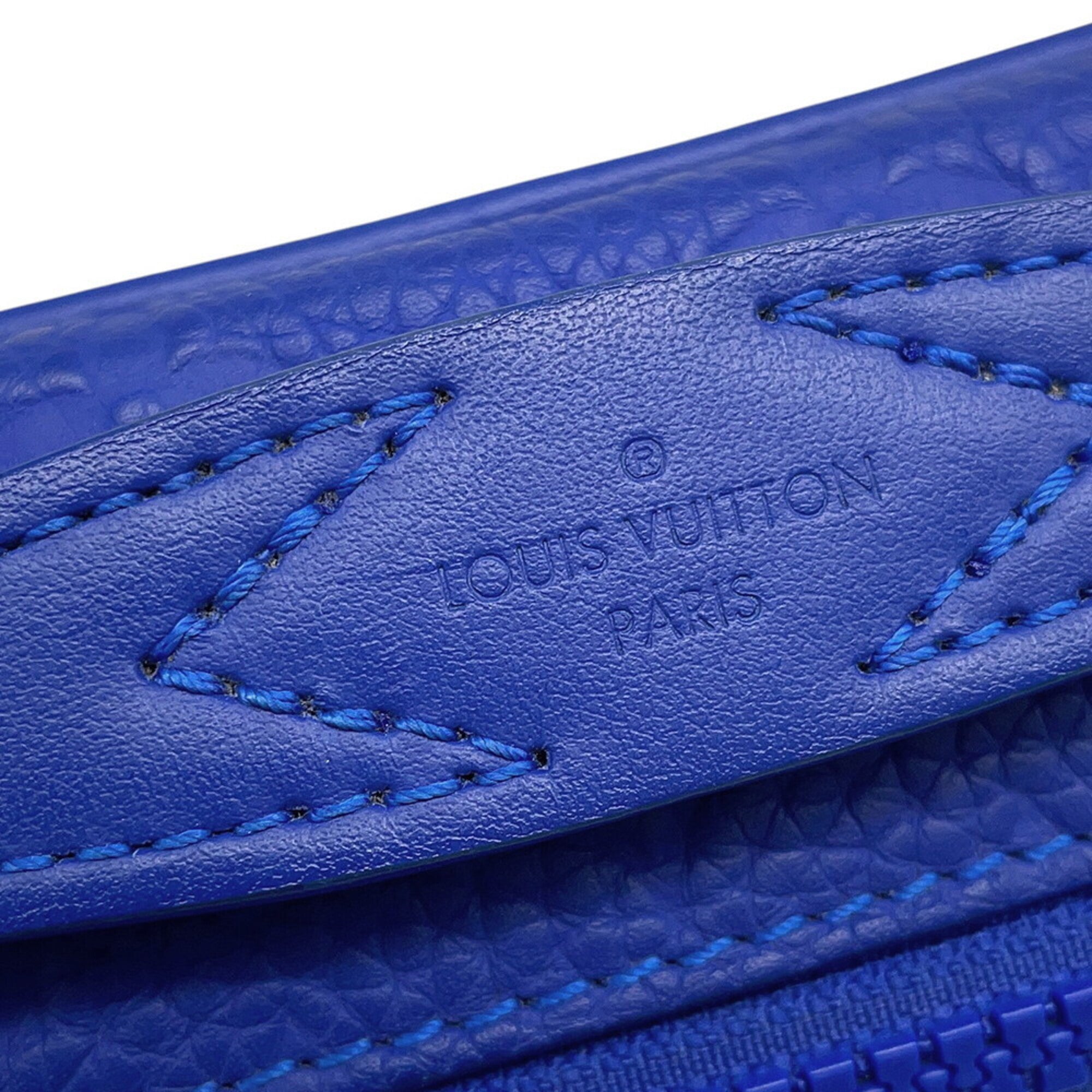Louis Vuitton Blue Monogram Monogram Handbag Shoulder Bag (Pre-Owned)
