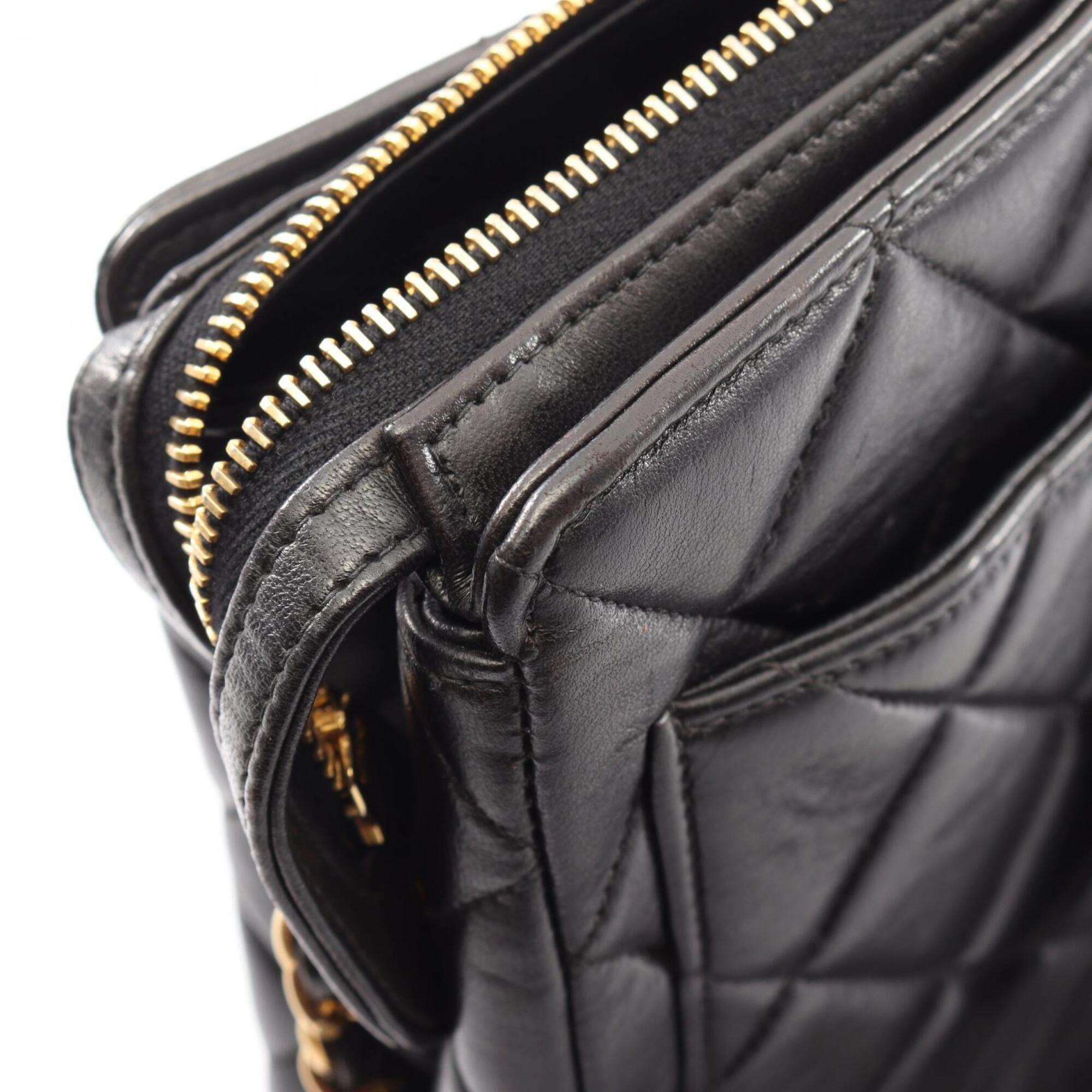 Chanel Black Leather Backpack (Pre-Owned)
