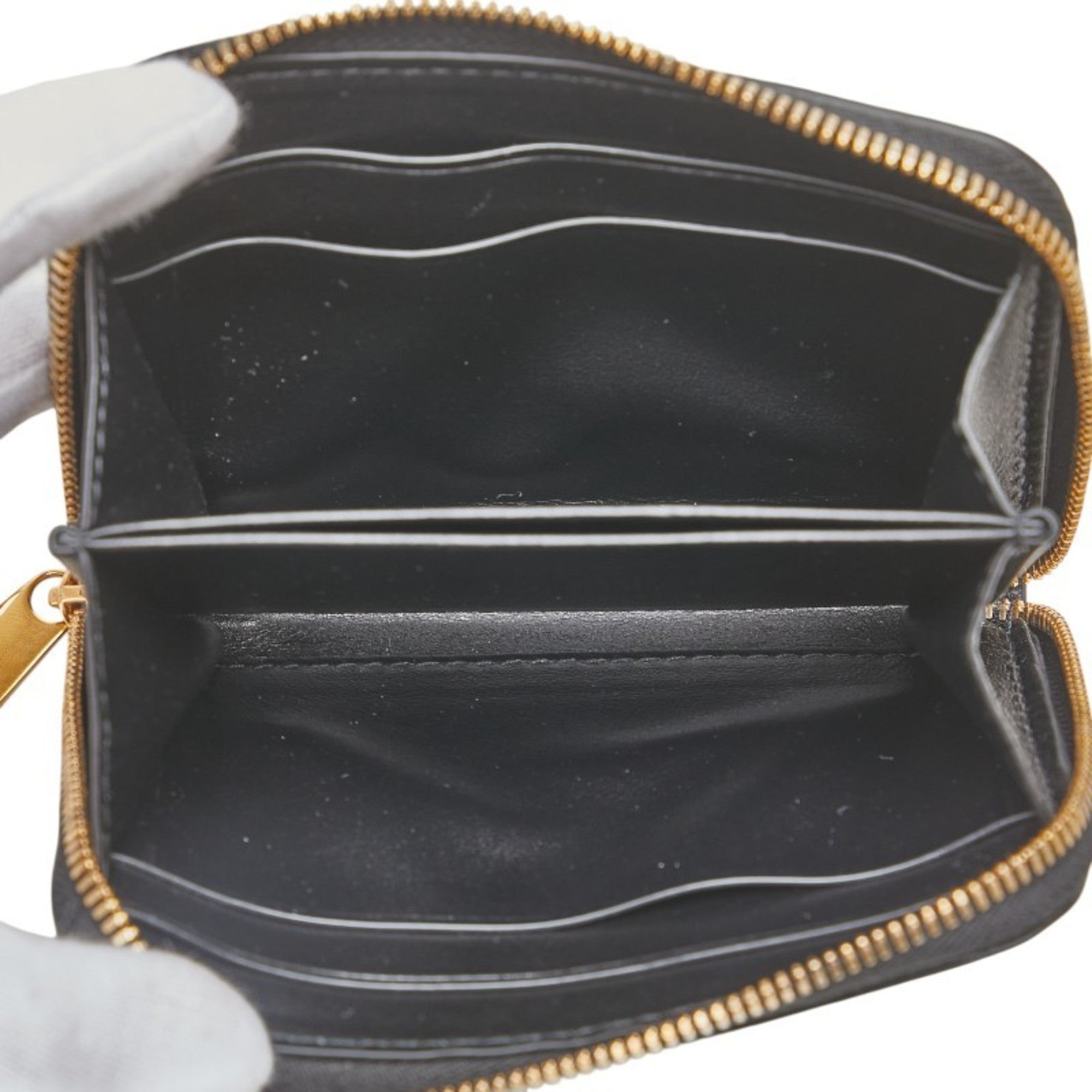 Bottega Veneta Black Leather Wallet (Bi-Fold) (Pre-Owned)