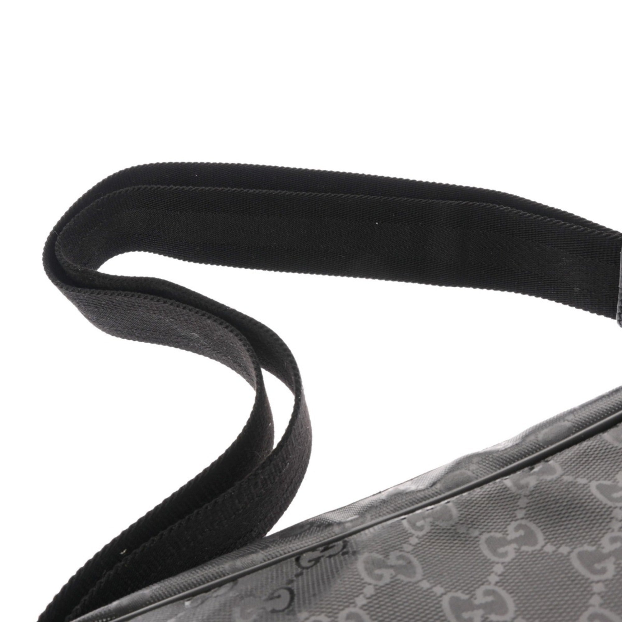 Gucci Black Pvc Shoulder Bag (Pre-Owned)
