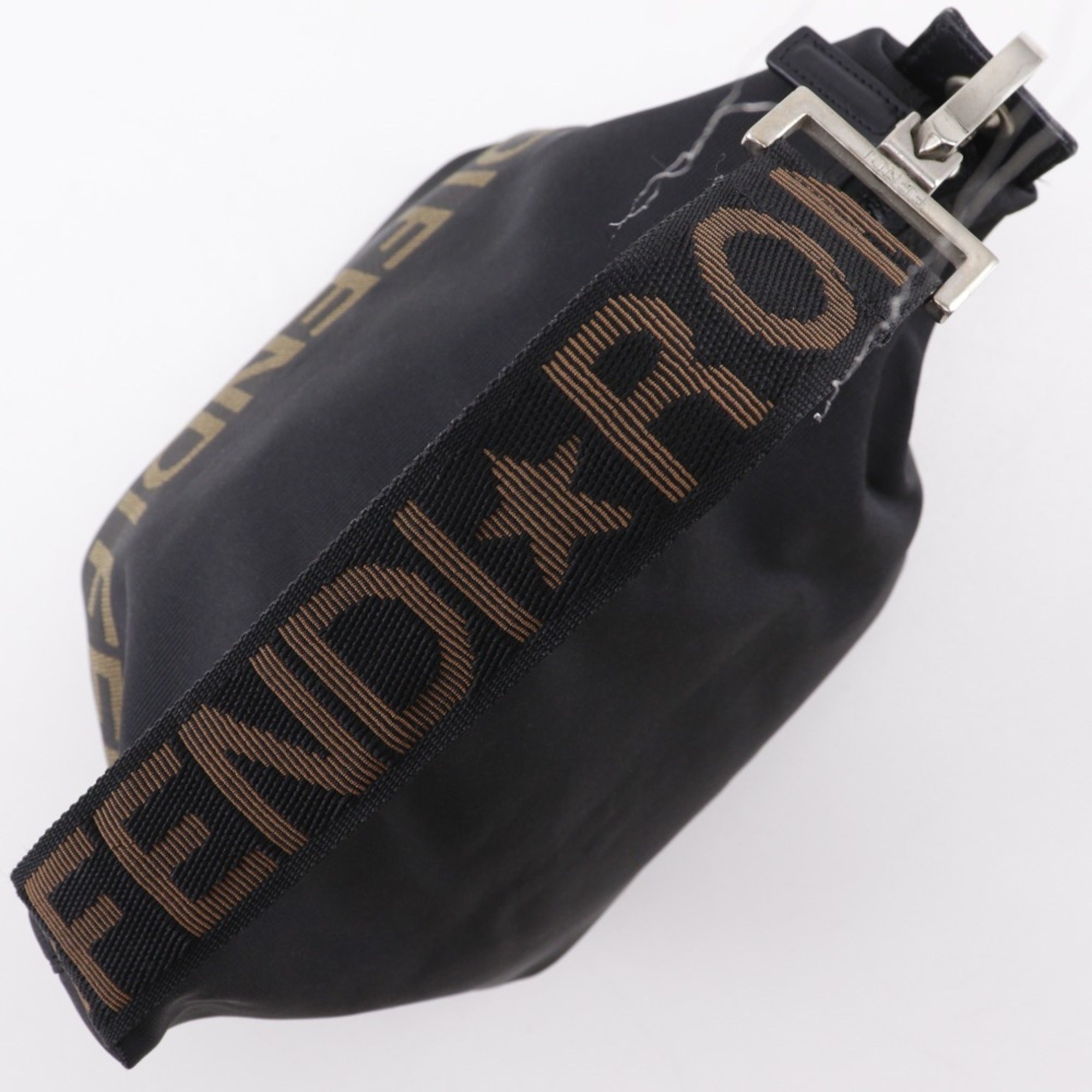 Fendi Black Nylon Canvas Handbag (Pre-Owned)