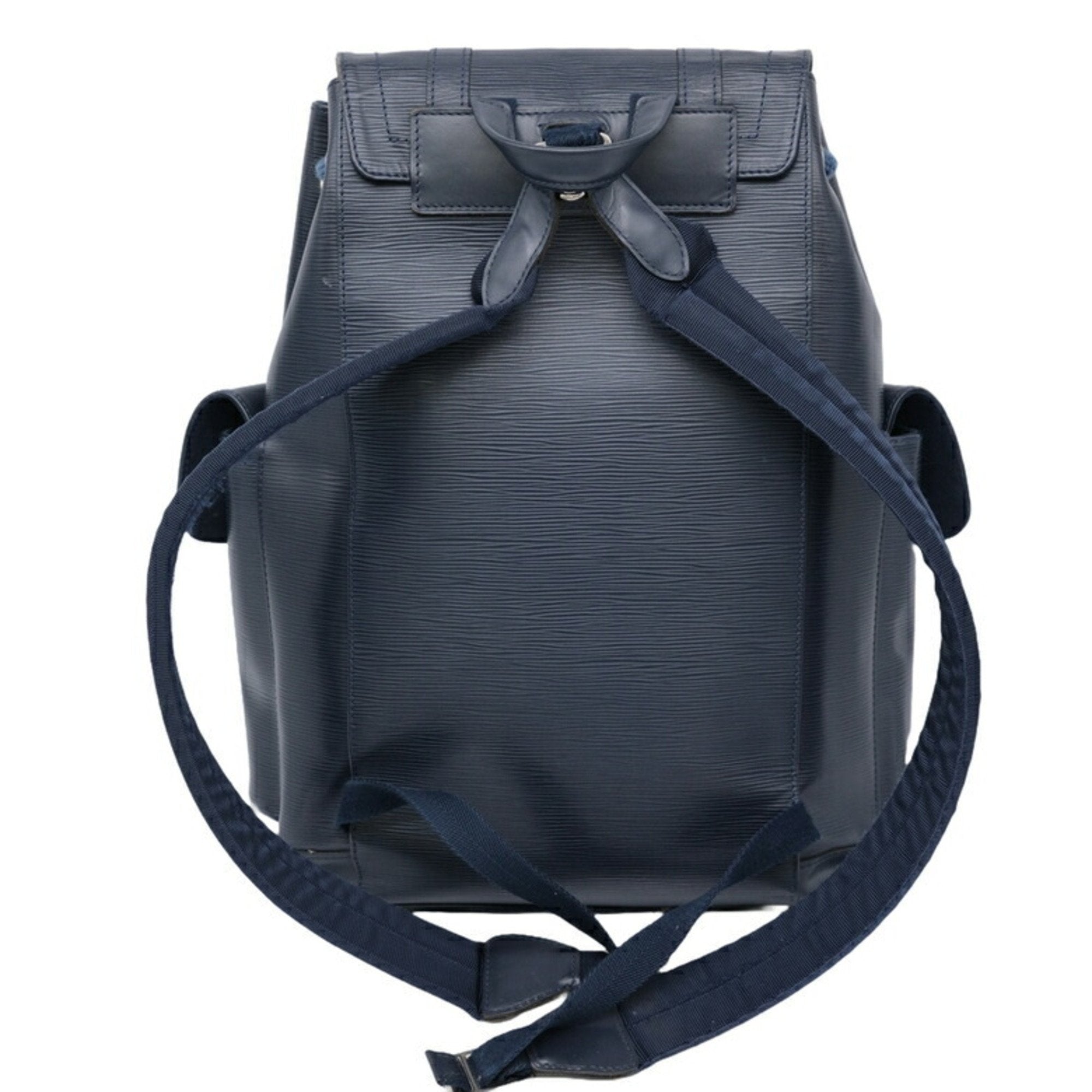 Louis Vuitton Navy Navy Blue Epi Leather Backpack (Pre-Owned)