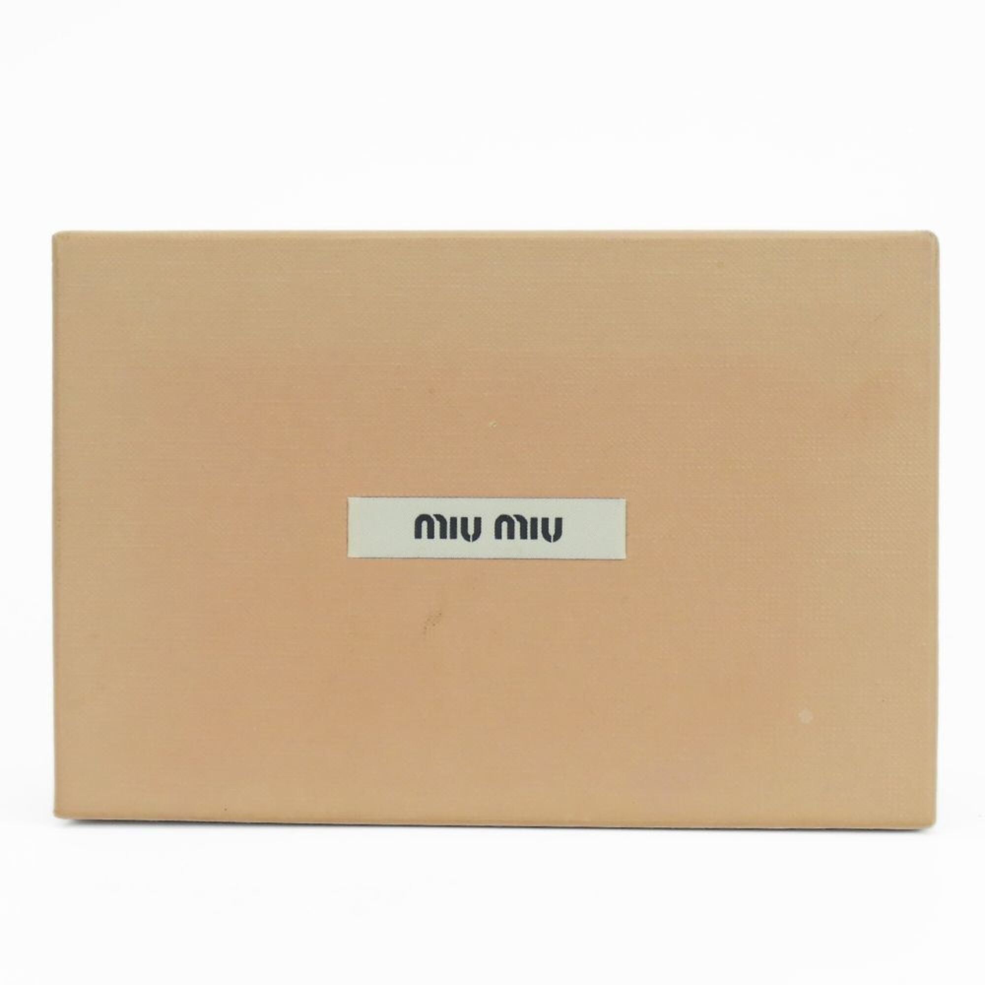 Miu Miu Black Leather Coin Purse/Coin Case (Pre-Owned)