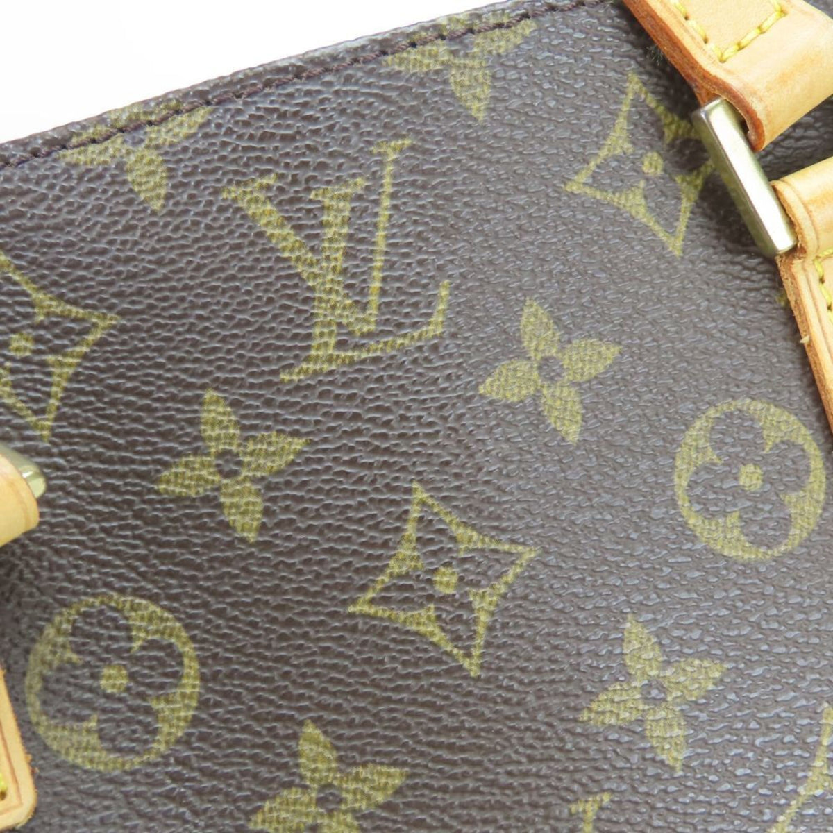 Louis Vuitton Brown Monogram Leather Handbag (Pre-Owned)