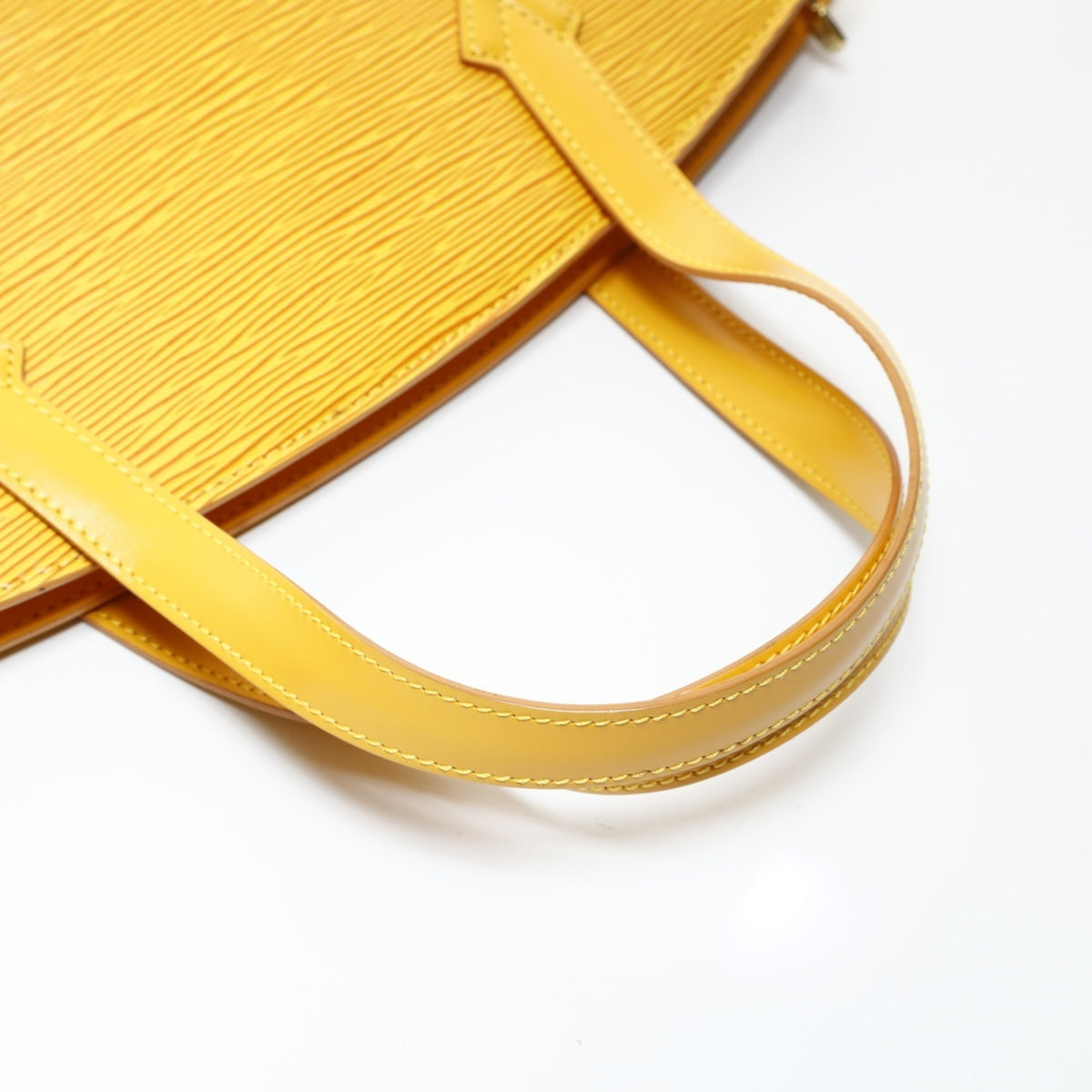 Louis Vuitton Epi Yellow Epi Leather Handbag (Pre-Owned)