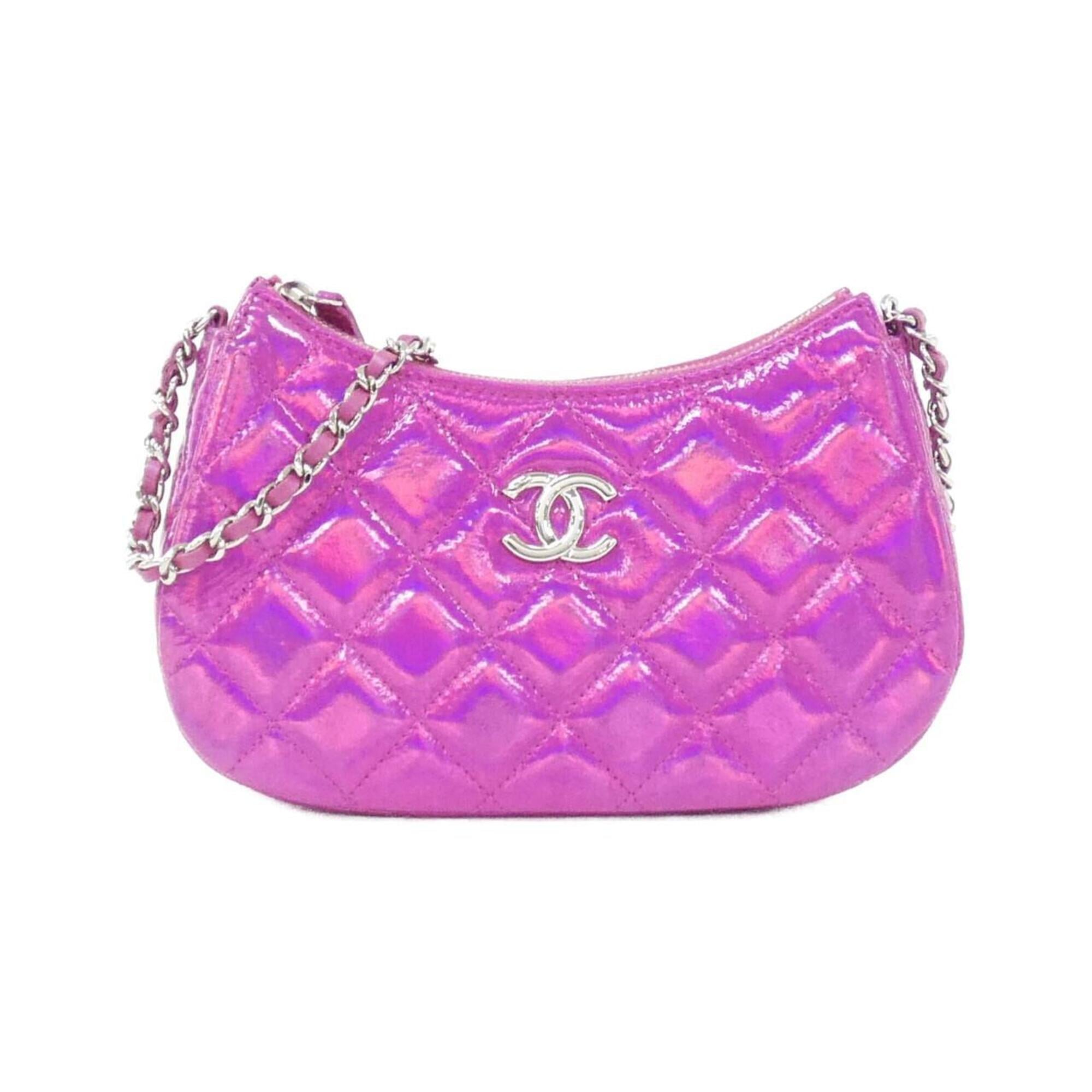 Chanel Pink Leather Shoulder Bag (Pre-Owned)