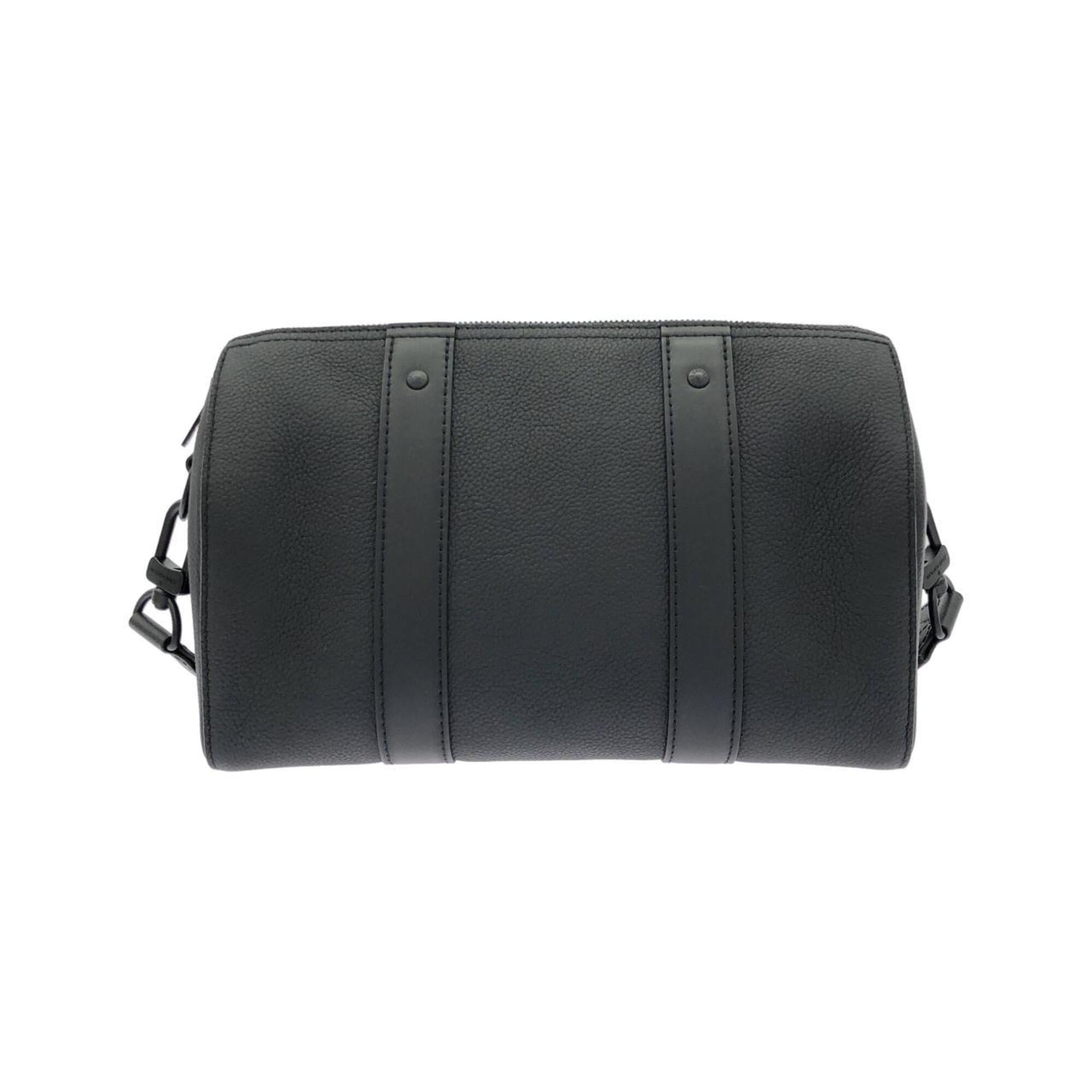 Louis Vuitton Black Leather Shoulder Bag (Pre-Owned)