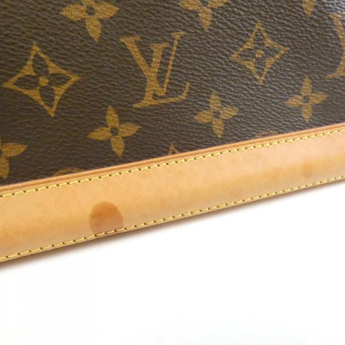 Louis Vuitton Marron Coated Canvas Handbag (Pre-Owned)