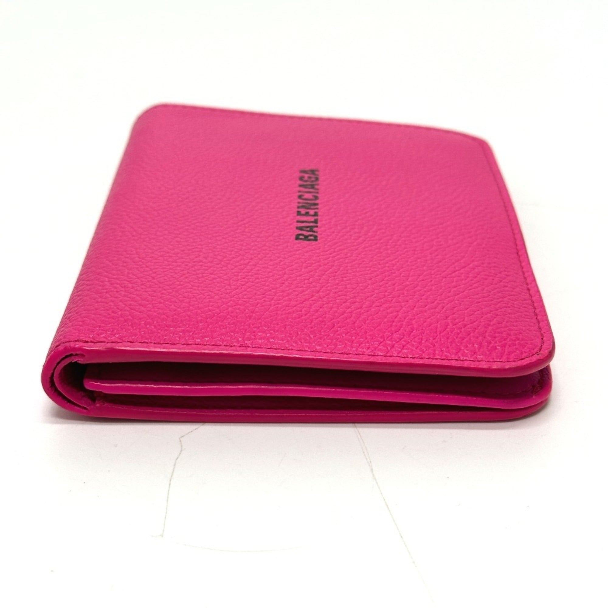 Balenciaga Pink Leather Wallet (Bi-Fold) (Pre-Owned)