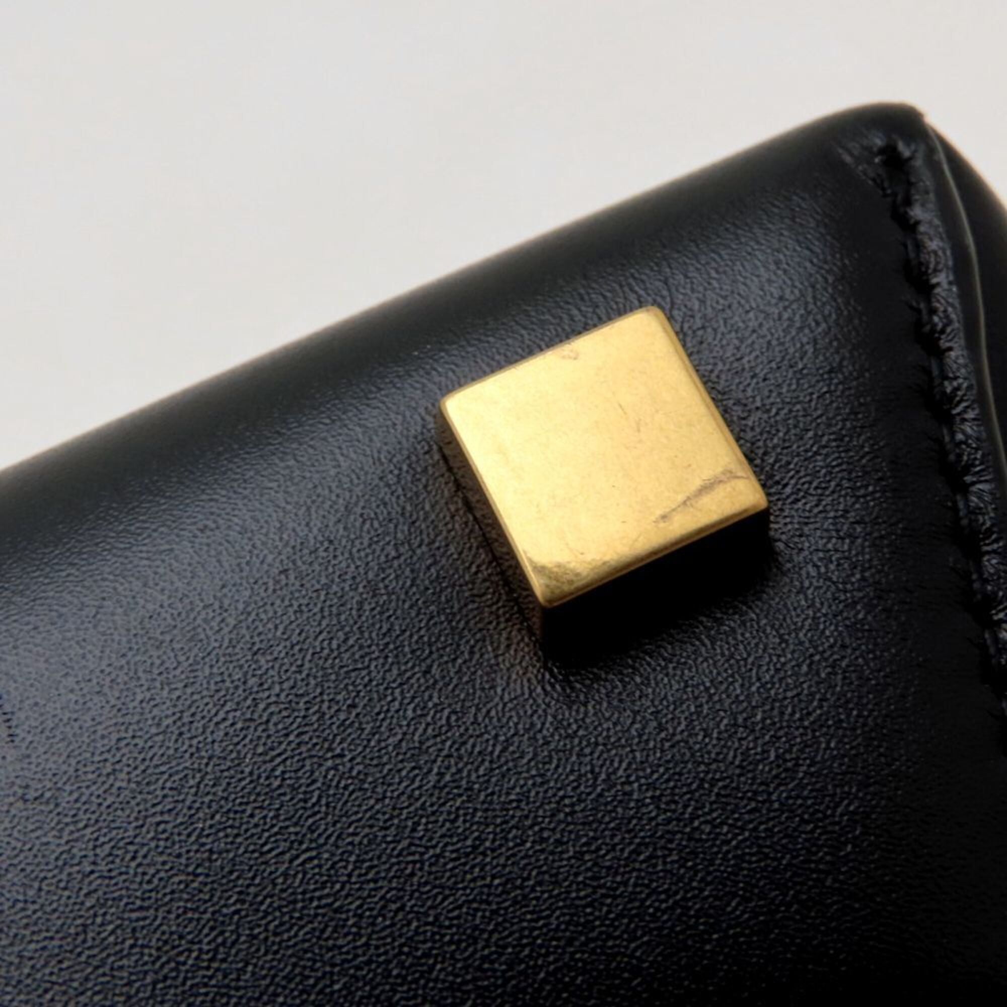 Yves Saint Laurent Black Leather Shoulder Bag (Pre-Owned)