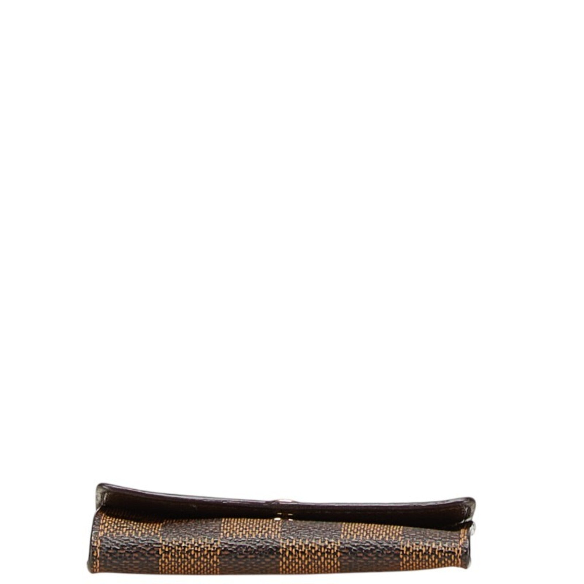 Louis Vuitton Damier Brown Damier Canvas Leather (Pre-Owned)