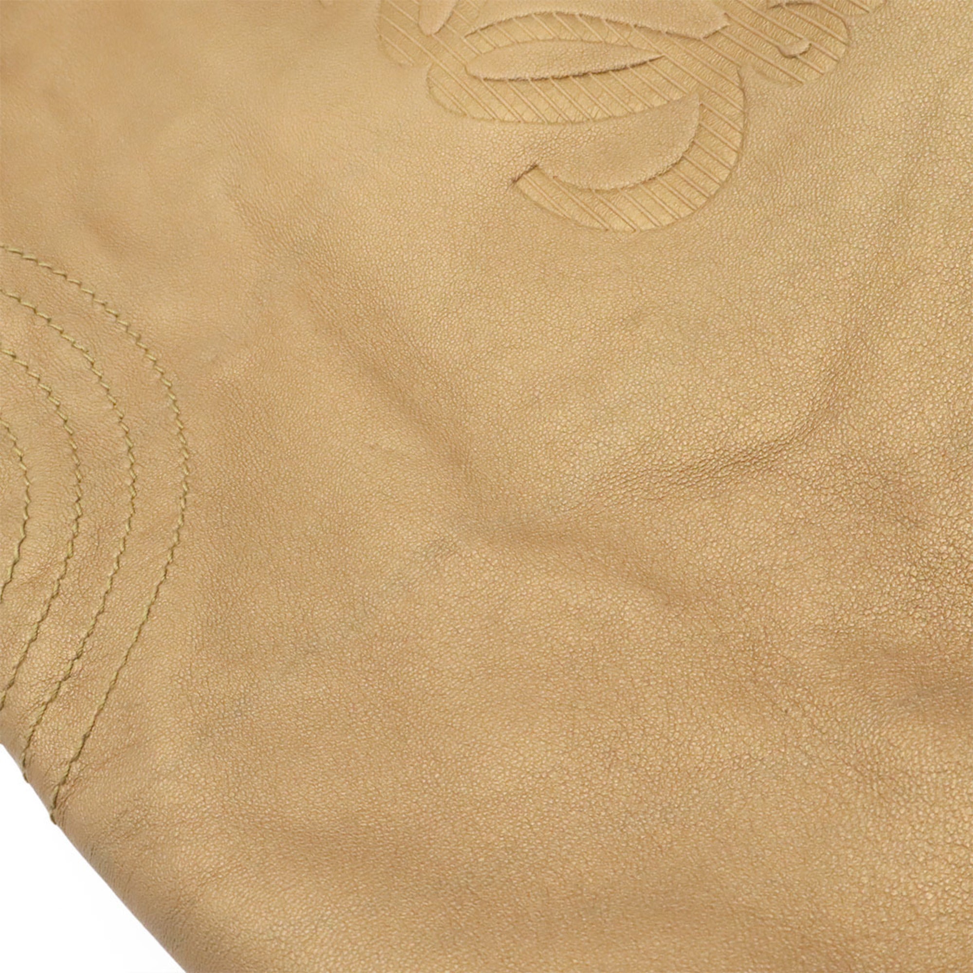 Loewe Champagne Gold Nappa Leather Handbag (Pre-Owned)