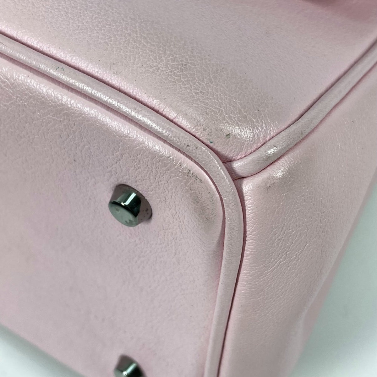 Christian Dior Pink Leather Handbag (Pre-Owned)