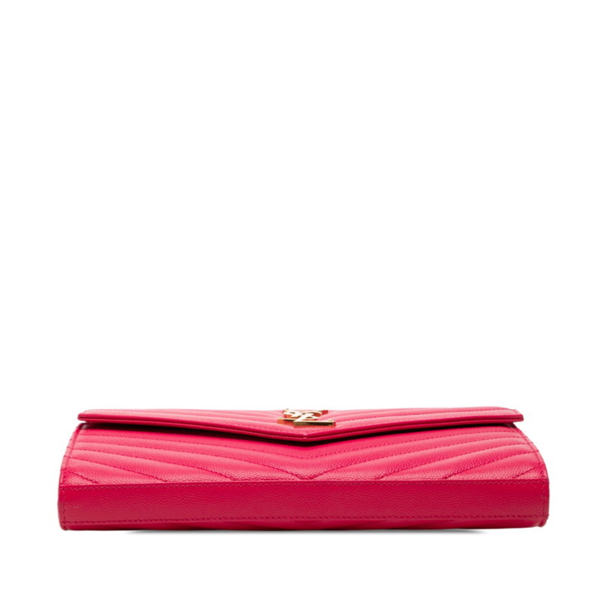 Saint Laurent Pink Leather Shoulder Bag (Pre-Owned)