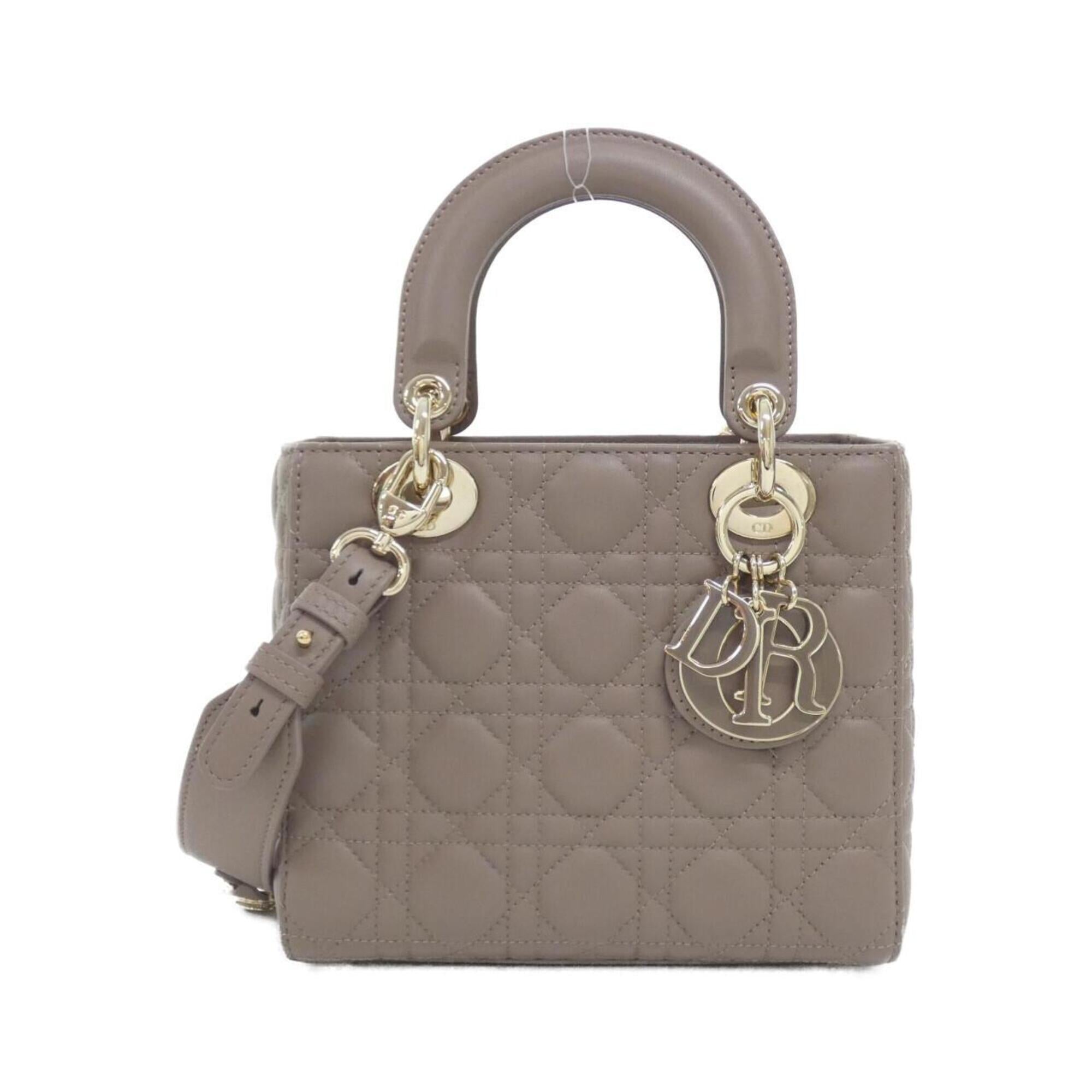 Christian Dior Brown Leather Handbag (Pre-Owned)