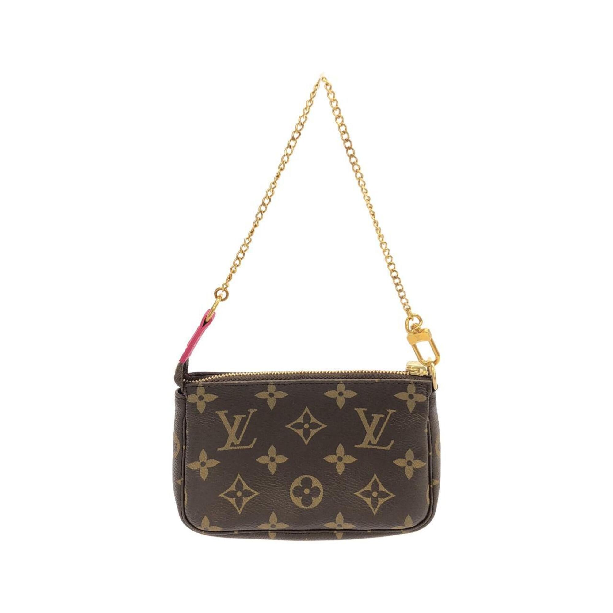 Louis Vuitton Brown Coated Canvas Pochette Pouch (Pre-Owned)