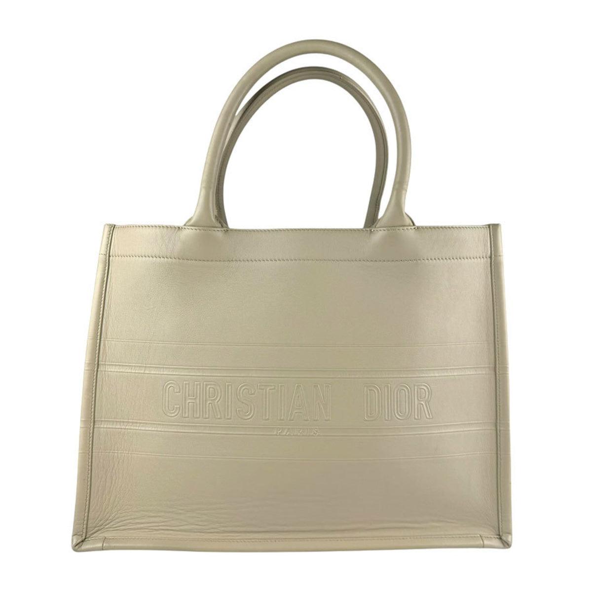 Christian Dior Beige Leather Handbag (Pre-Owned)