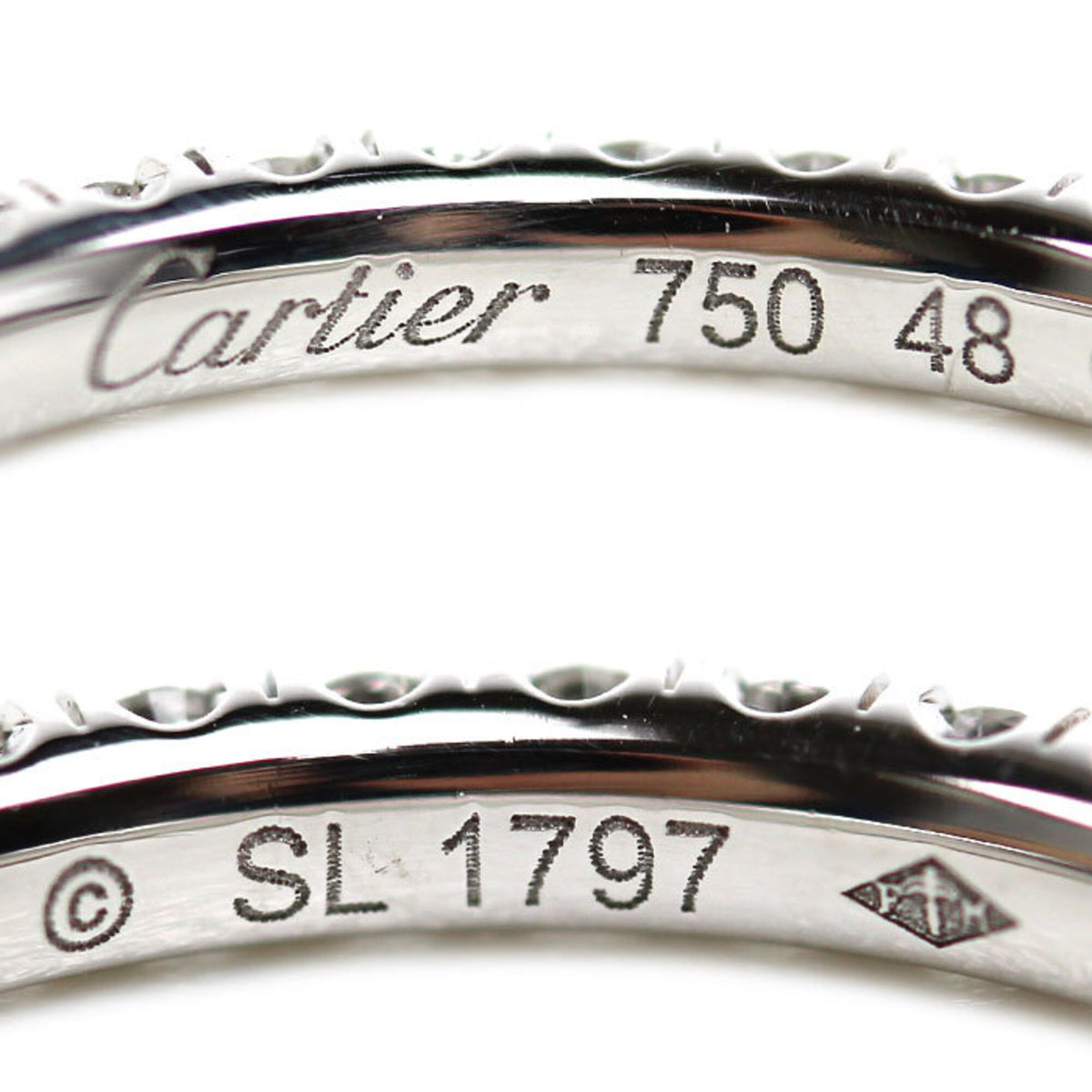 Cartier White Gold (18K) Band Ring (Pre-Owned)