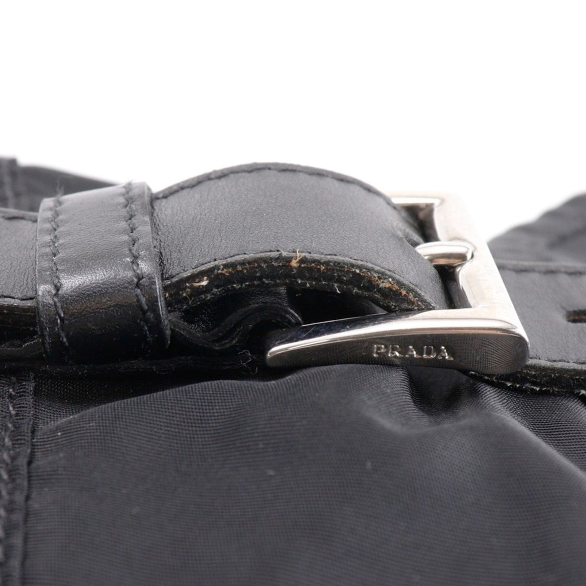 Prada Black Nero Nylon Shoulder Bag (Pre-Owned)