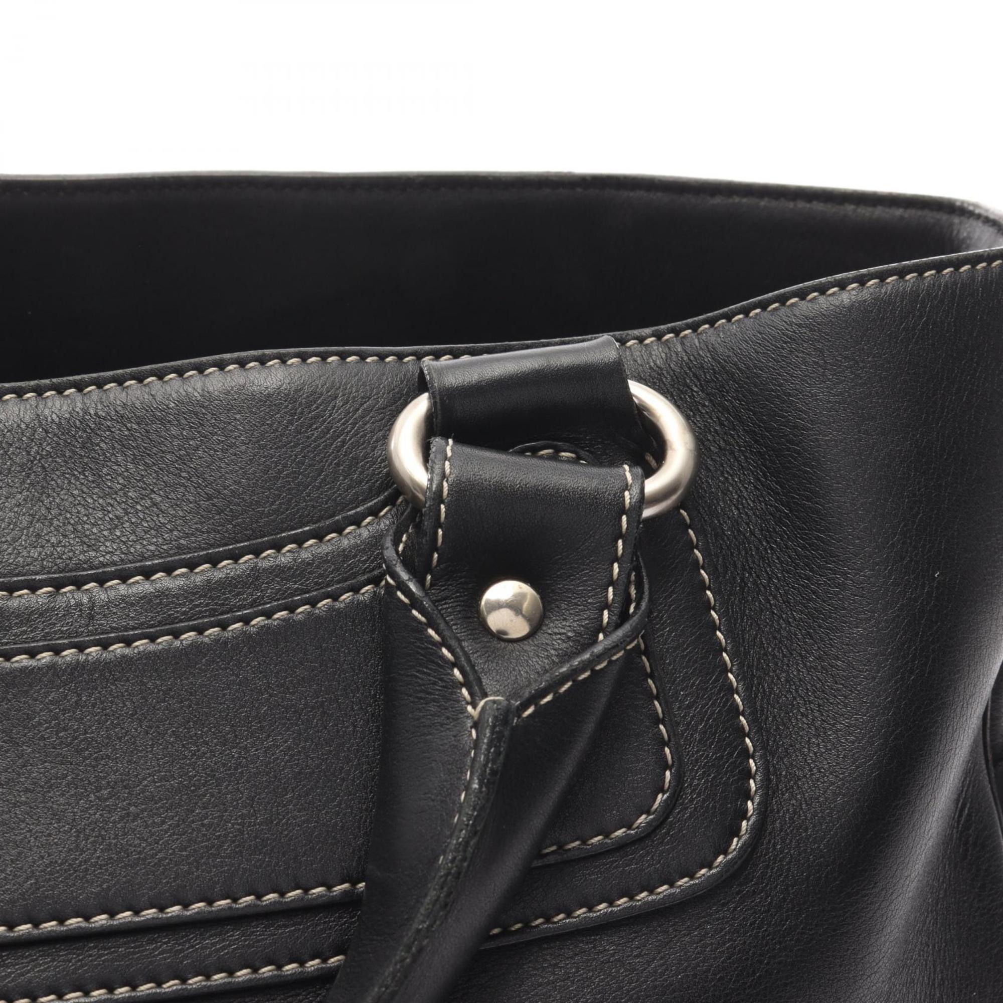 Celine Black Leather Handbag (Pre-Owned)