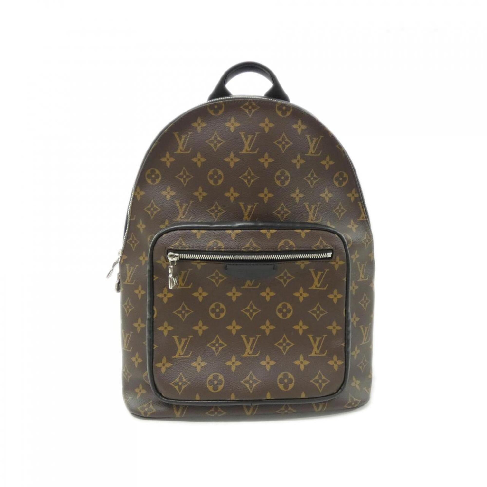 Louis Vuitton Marron Coated Canvas Backpack (Pre-Owned)