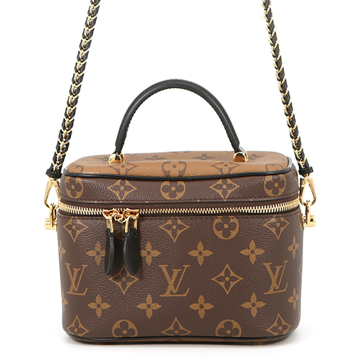 Louis Vuitton Monogram Reverse Noir Monogram Reverse Monogram Handbag Shoulder Bag (Pre-Owned)