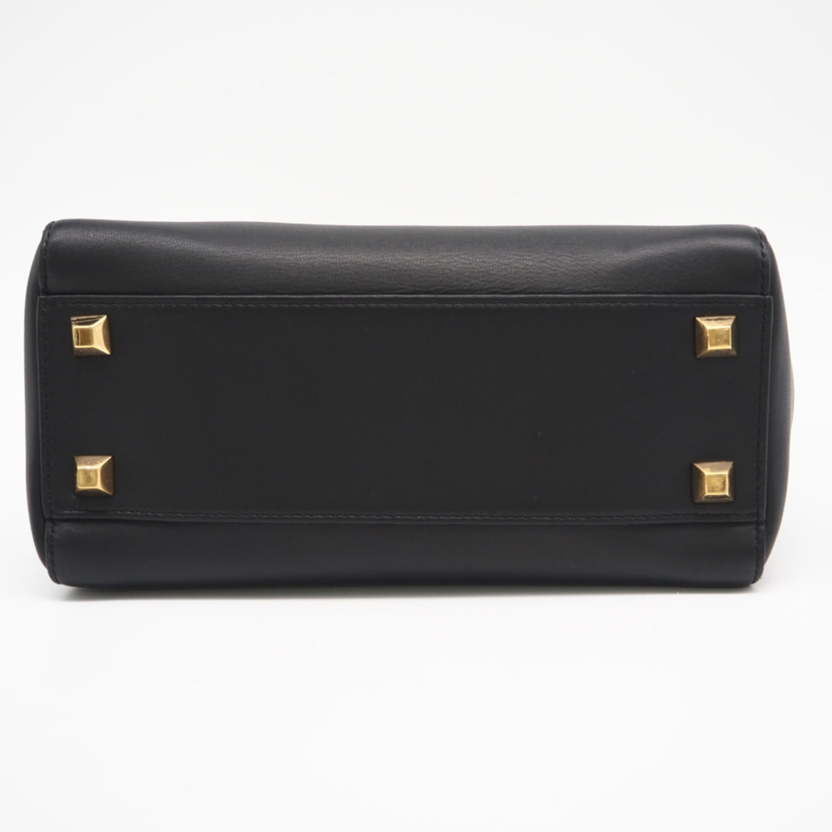 Fendi Black Leather Handbag (Pre-Owned)