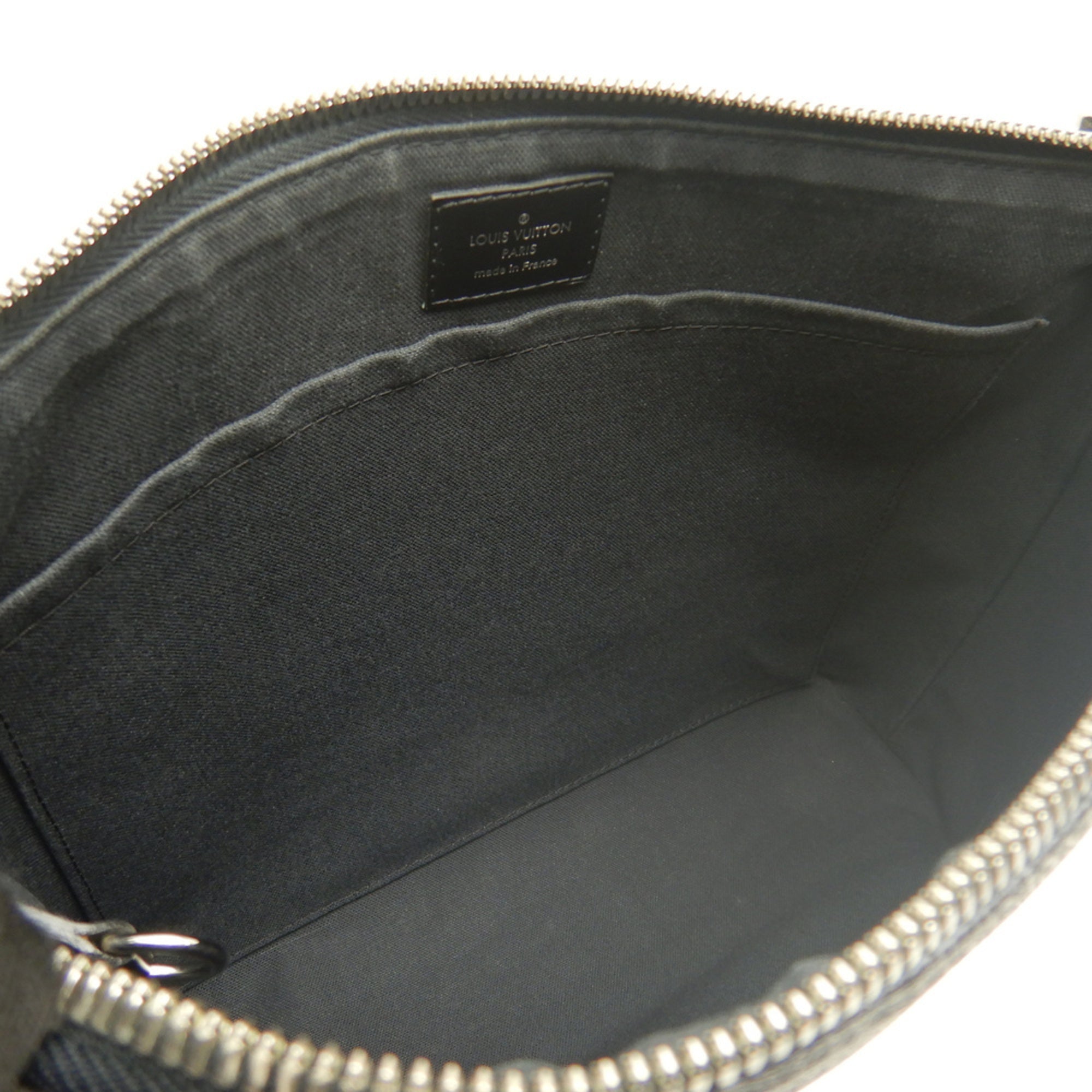 Louis Vuitton Noir Damier Canvas Shoulder Bag (Pre-Owned)