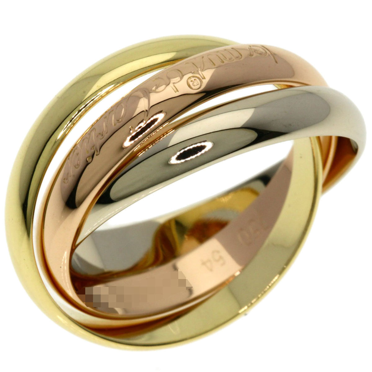 Cartier Trinity Yellow Gold (18K) Pink Gold (18K) White Gold (18K) Band Ring (Pre-Owned)