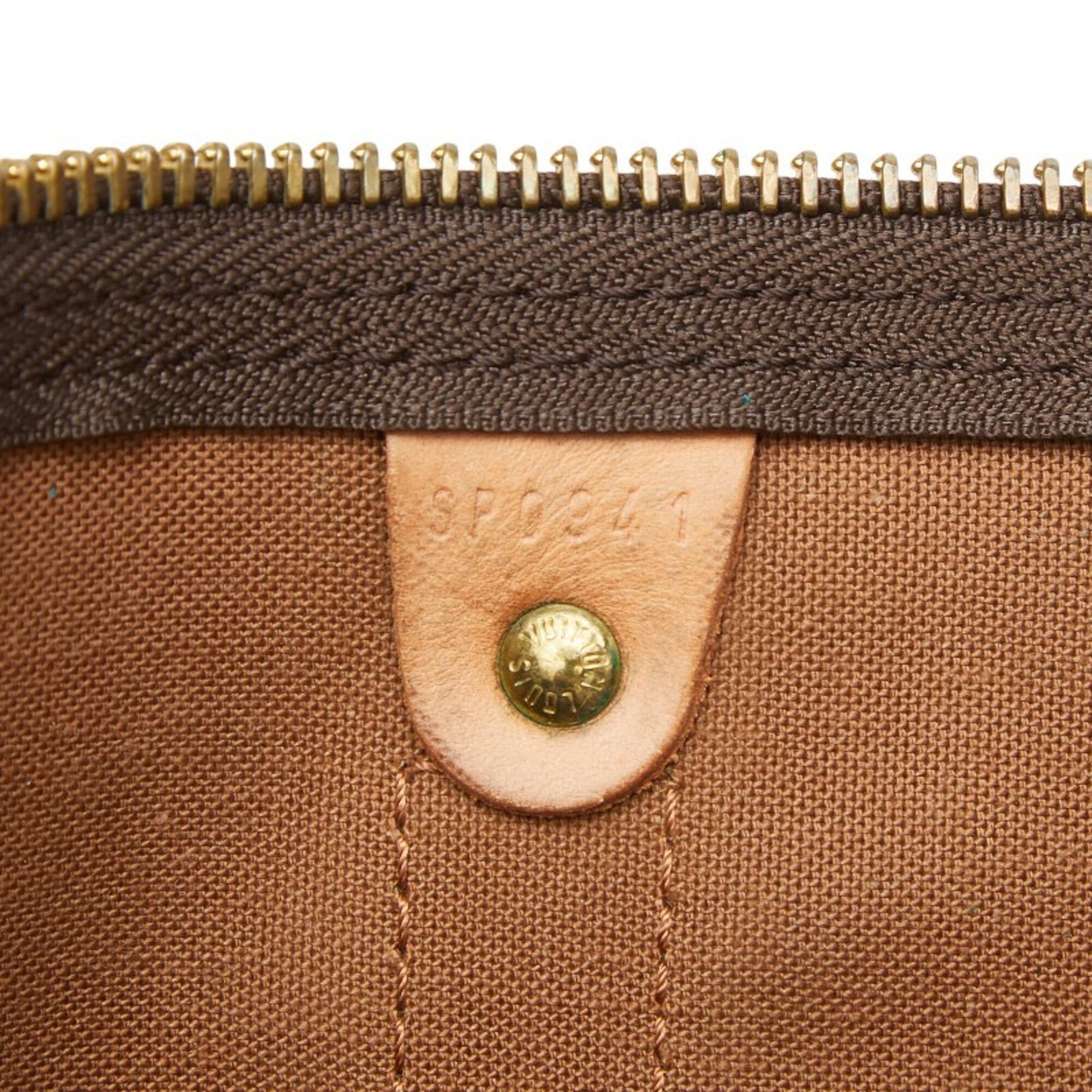 Louis Vuitton Monogram Brown Pvc Leather Boston Bag Shoulder Bag (Pre-Owned)