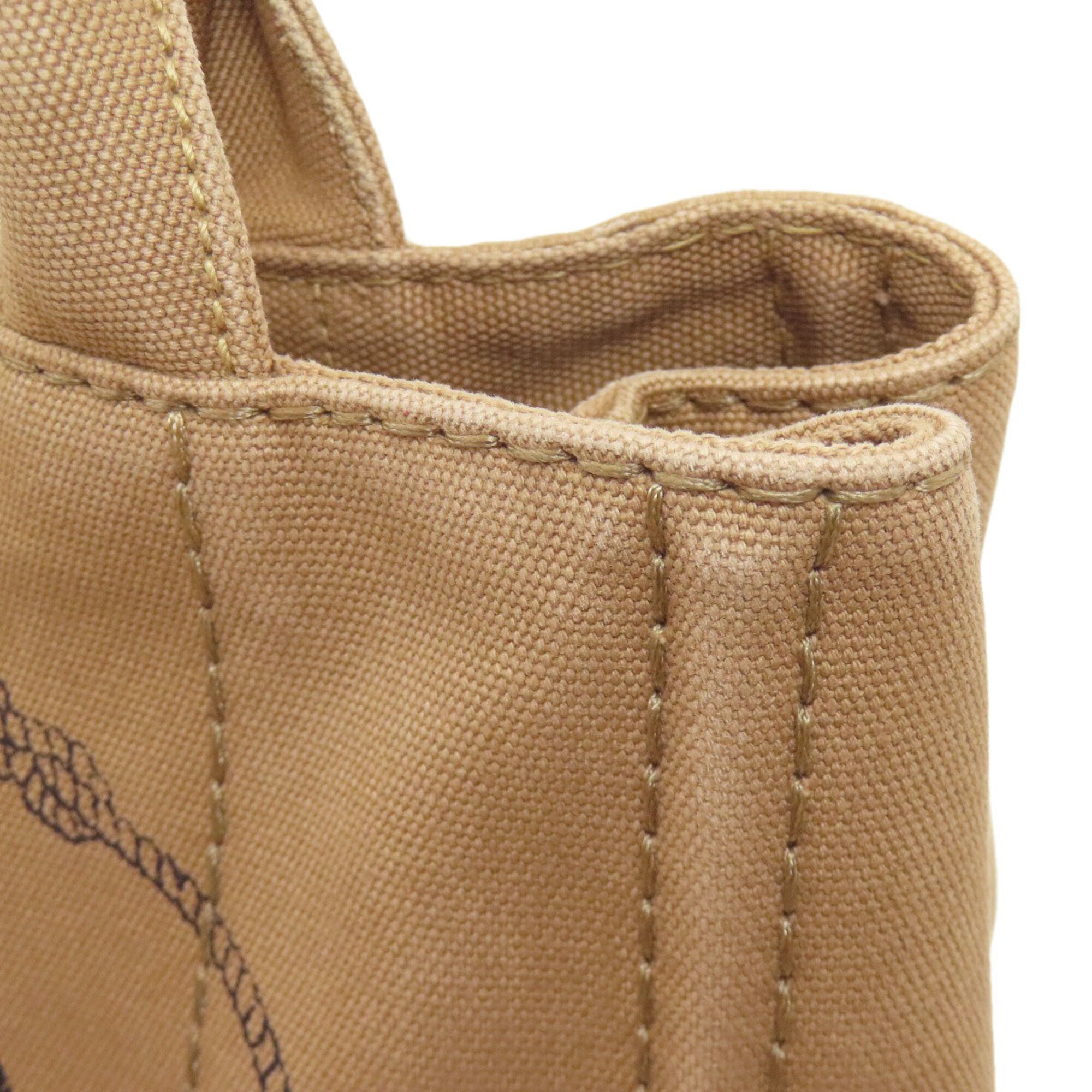 Prada Brown Canvas Handbag (Pre-Owned)