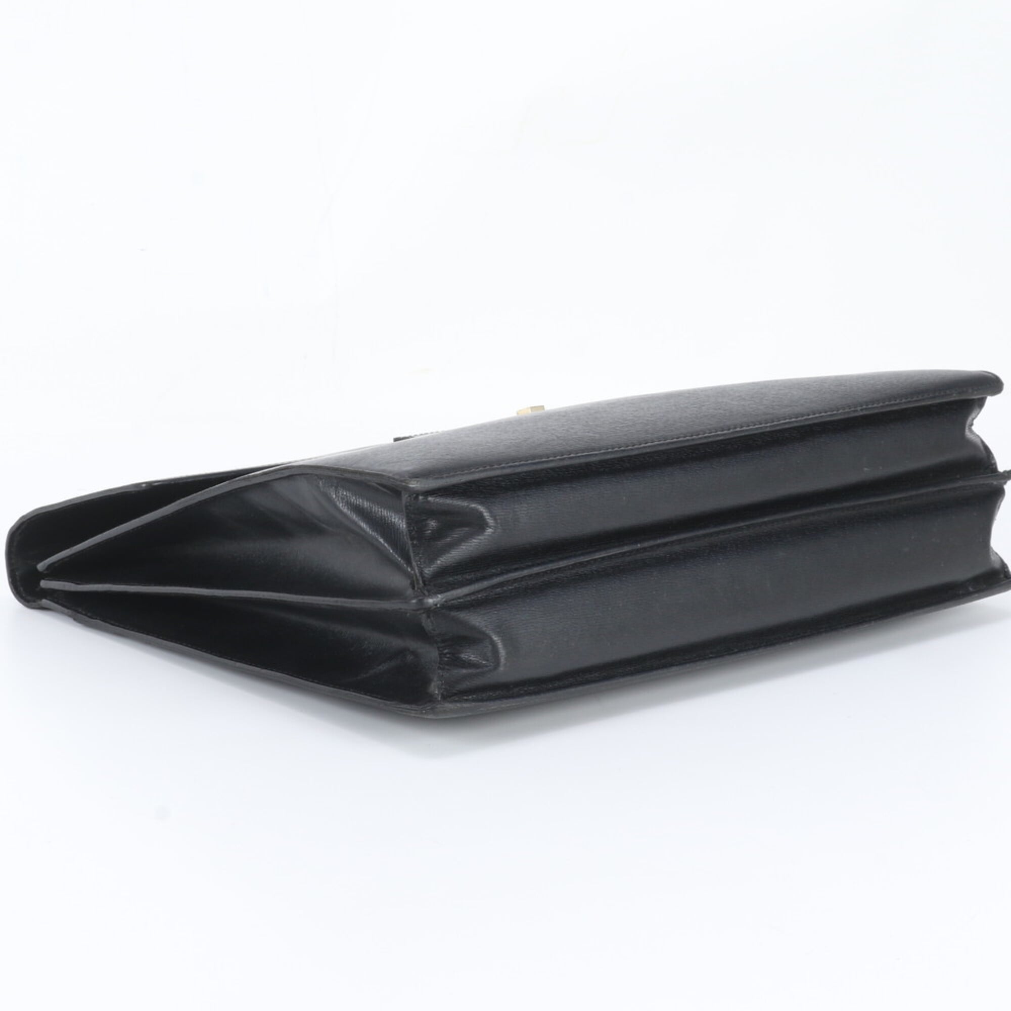 Gucci Black Leather Briefcase Tote Bag (Pre-Owned)