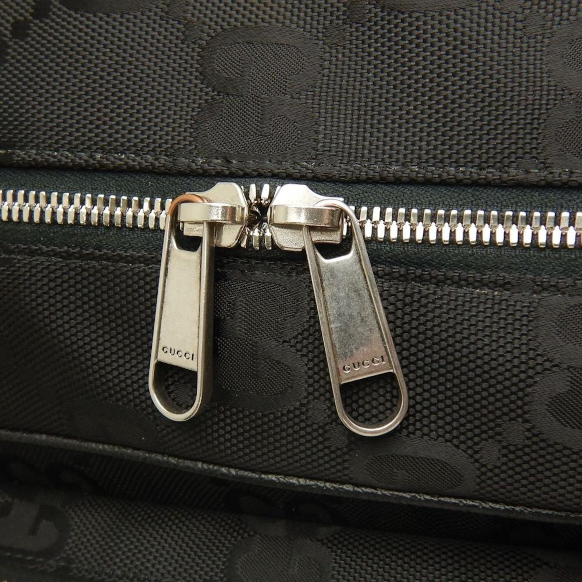 Gucci Black Nylon Canvas Briefcase (Pre-Owned)