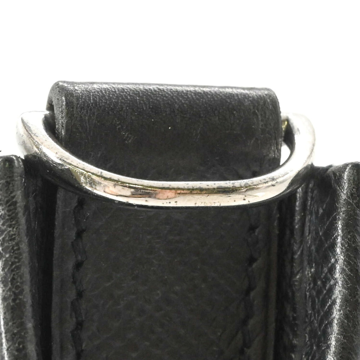 Hermes Evelyne Black Epsom Leather Shoulder Bag (Pre-Owned)