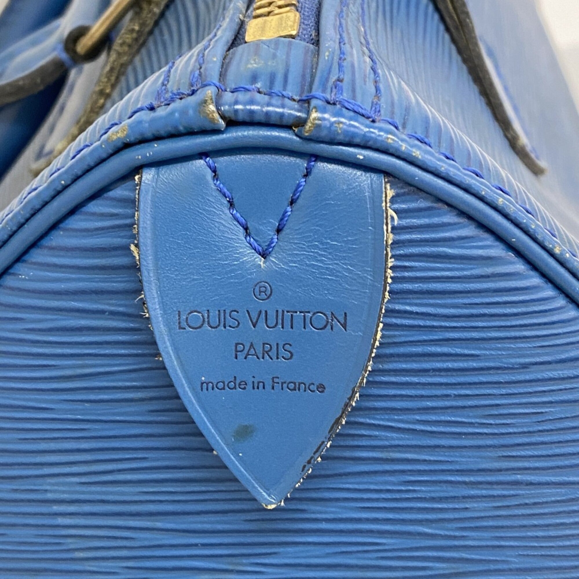 Louis Vuitton Toledo Blue Handbag (Pre-Owned)