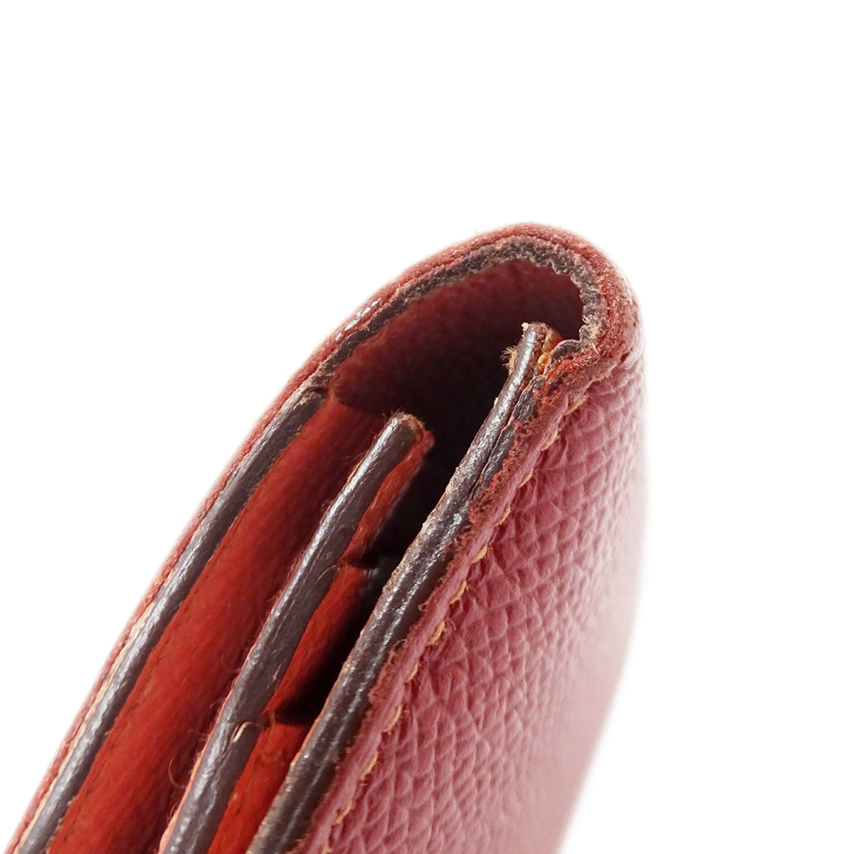 Hermes Pink Red Color Rouge Casaque Soufre Epsom Leather (Pre-Owned)