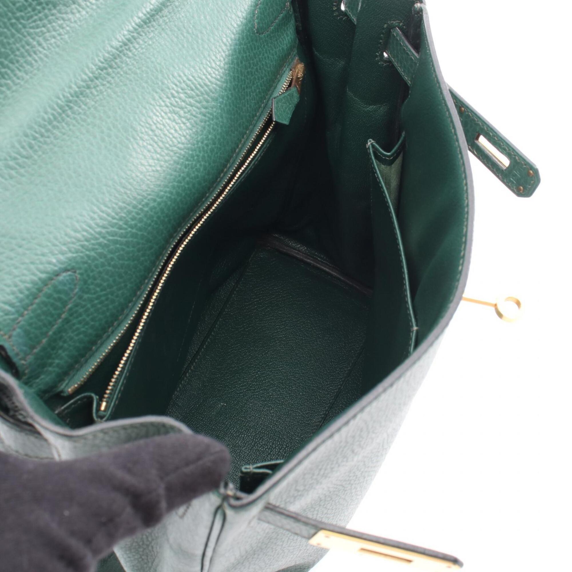 Hermes Green Ardennes Leather Backpack Handbag (Pre-Owned)