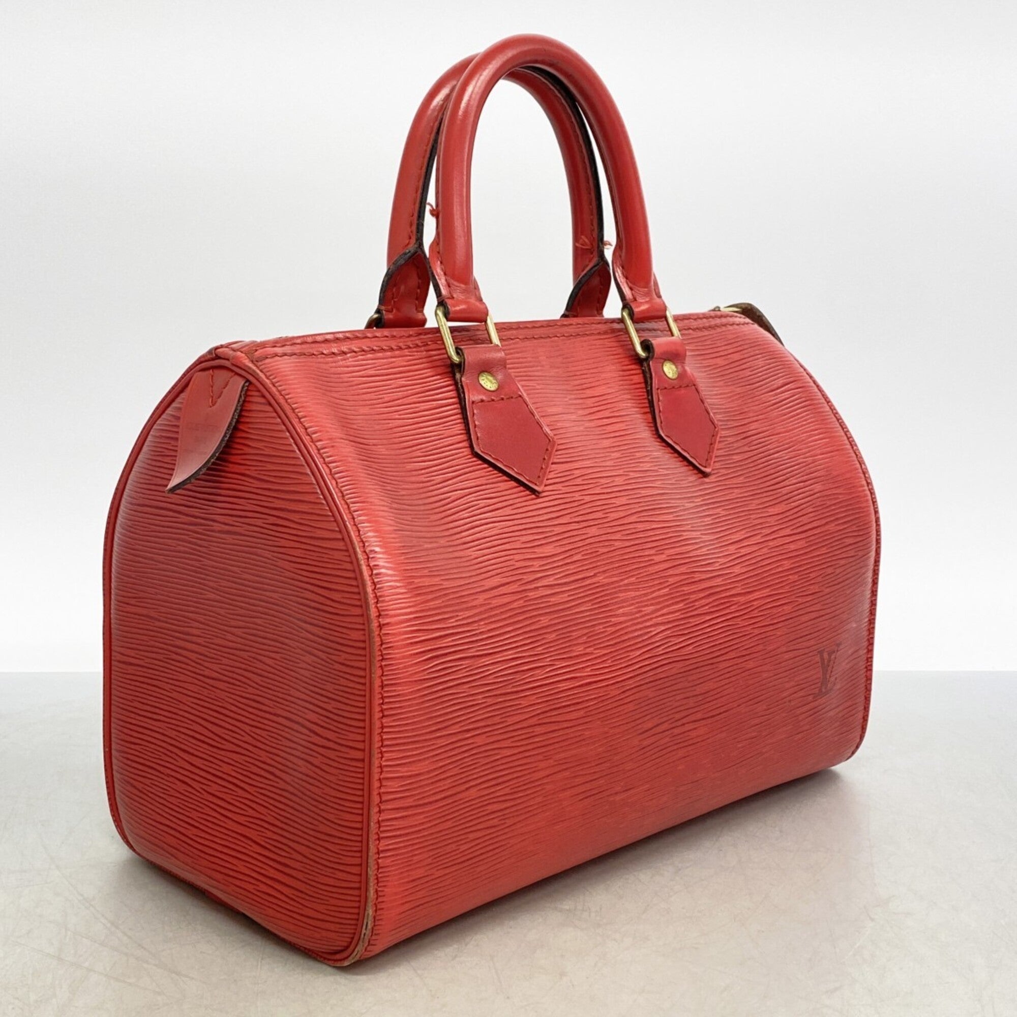 Louis Vuitton Castilian Red Handbag (Pre-Owned)