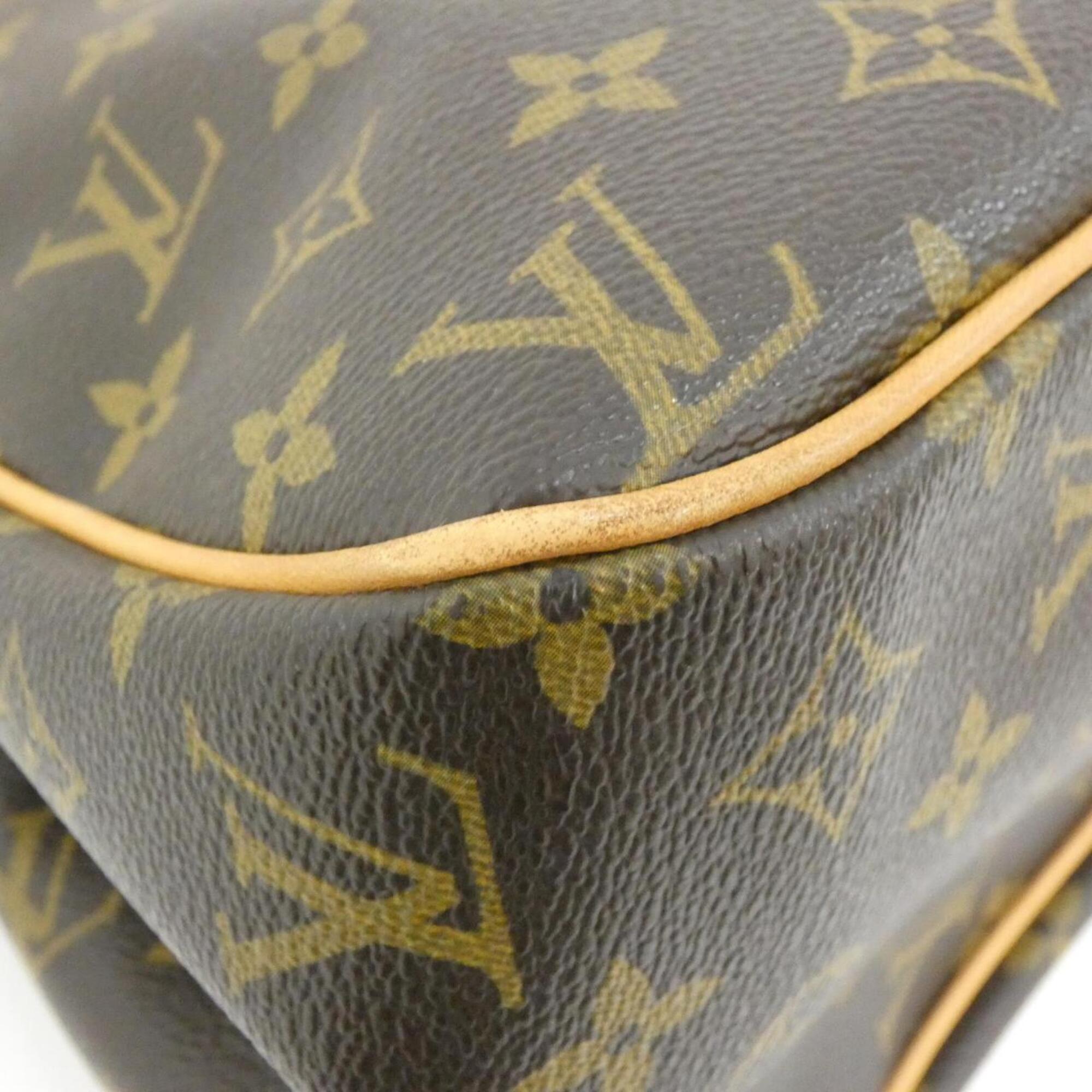 Louis Vuitton Marron Coated Canvas Handbag (Pre-Owned)