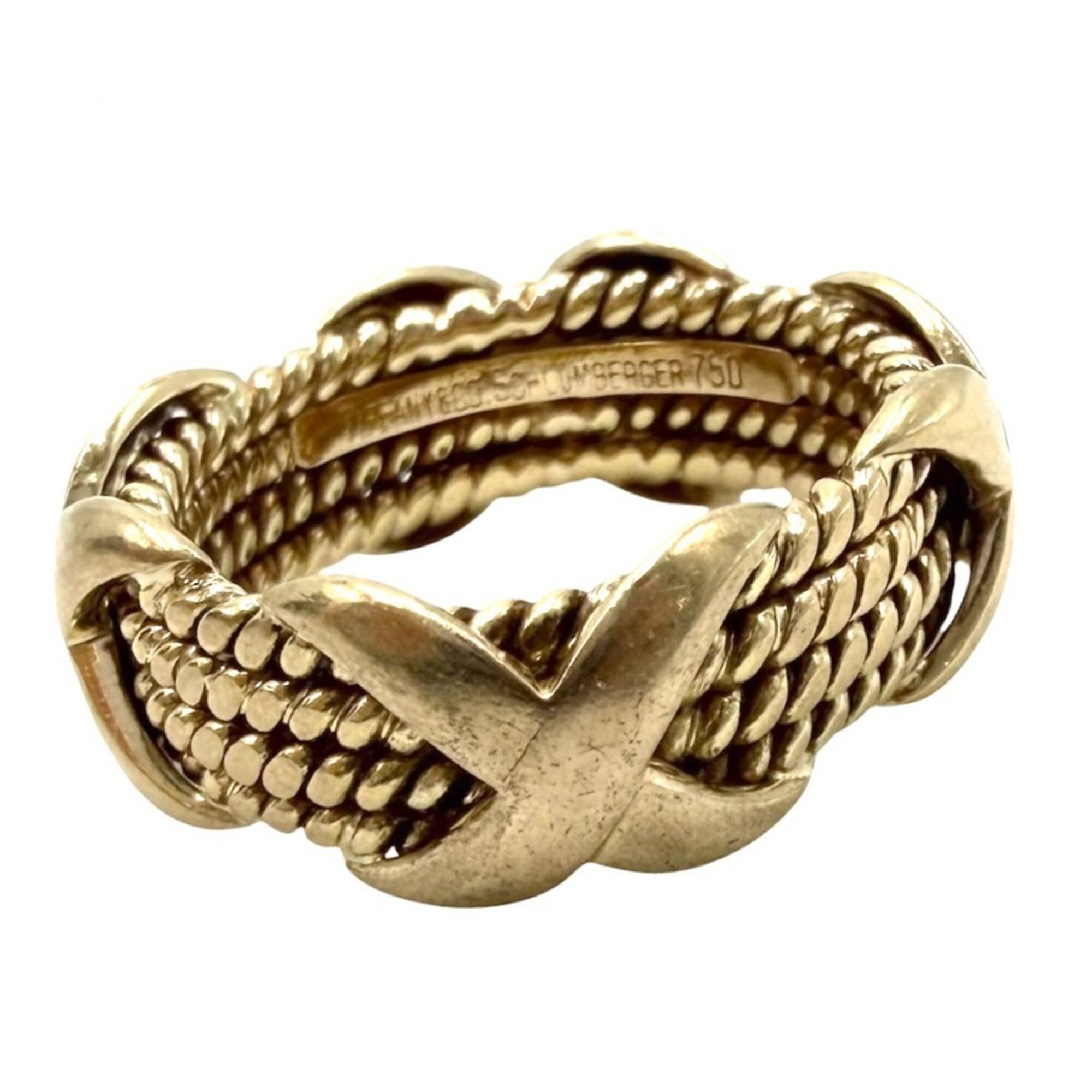 Tiffany Yellow Gold (18K) Band Ring (Pre-Owned)