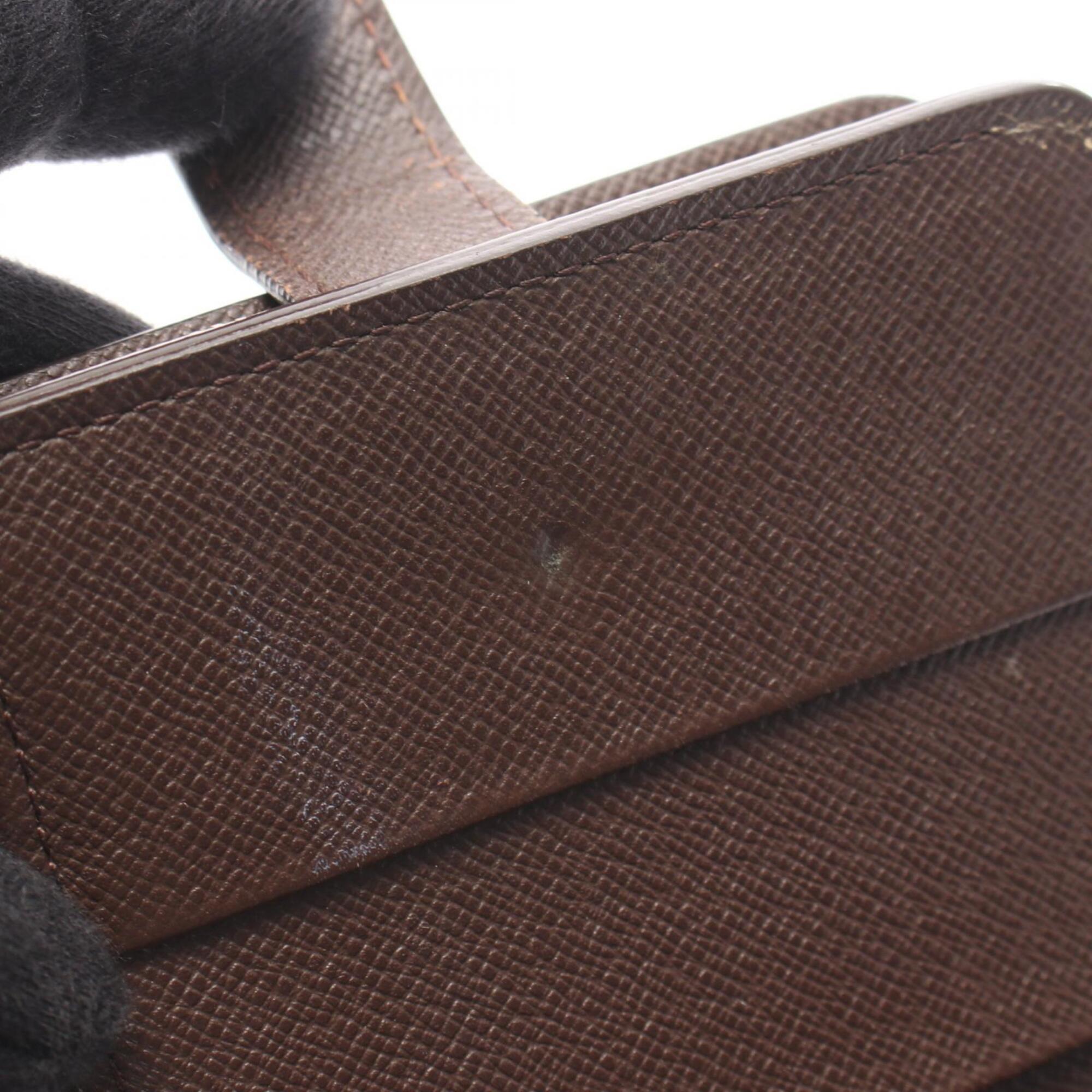 Louis Vuitton Brown Leather Pvc Wallet (Bi-Fold) (Pre-Owned)