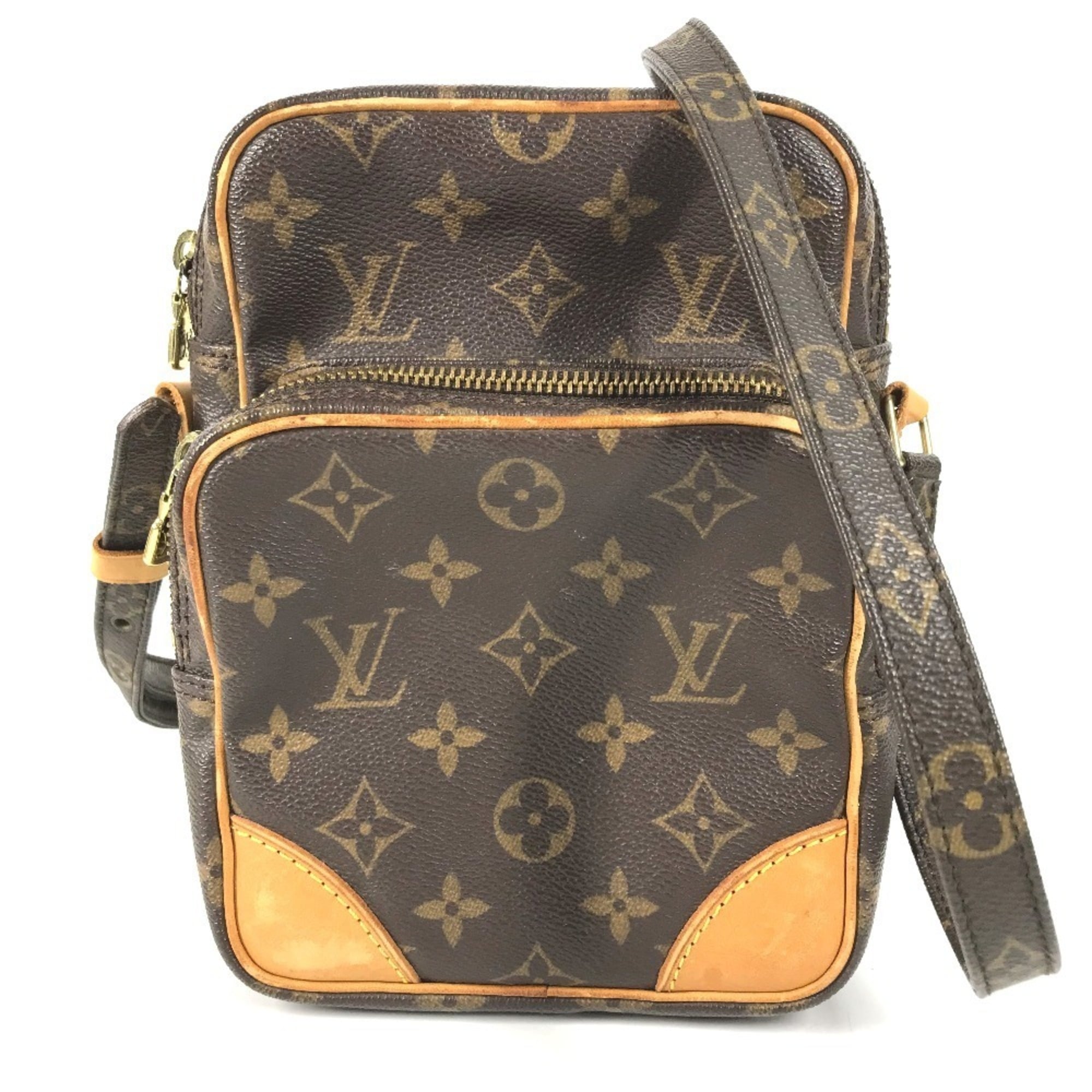 Louis Vuitton Monogram Brown Monogram Pochette Shoulder Bag (Pre-Owned)